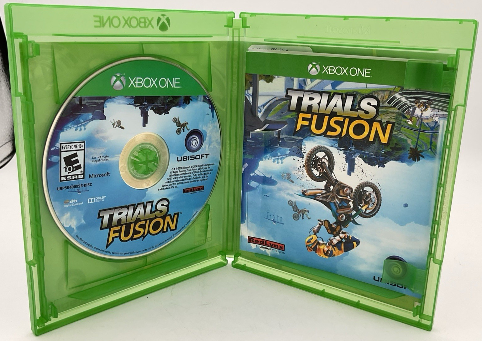 XBOX ONE XB1 Trials Fusion 2013 Microsoft TESTED Fast Free Shipping!