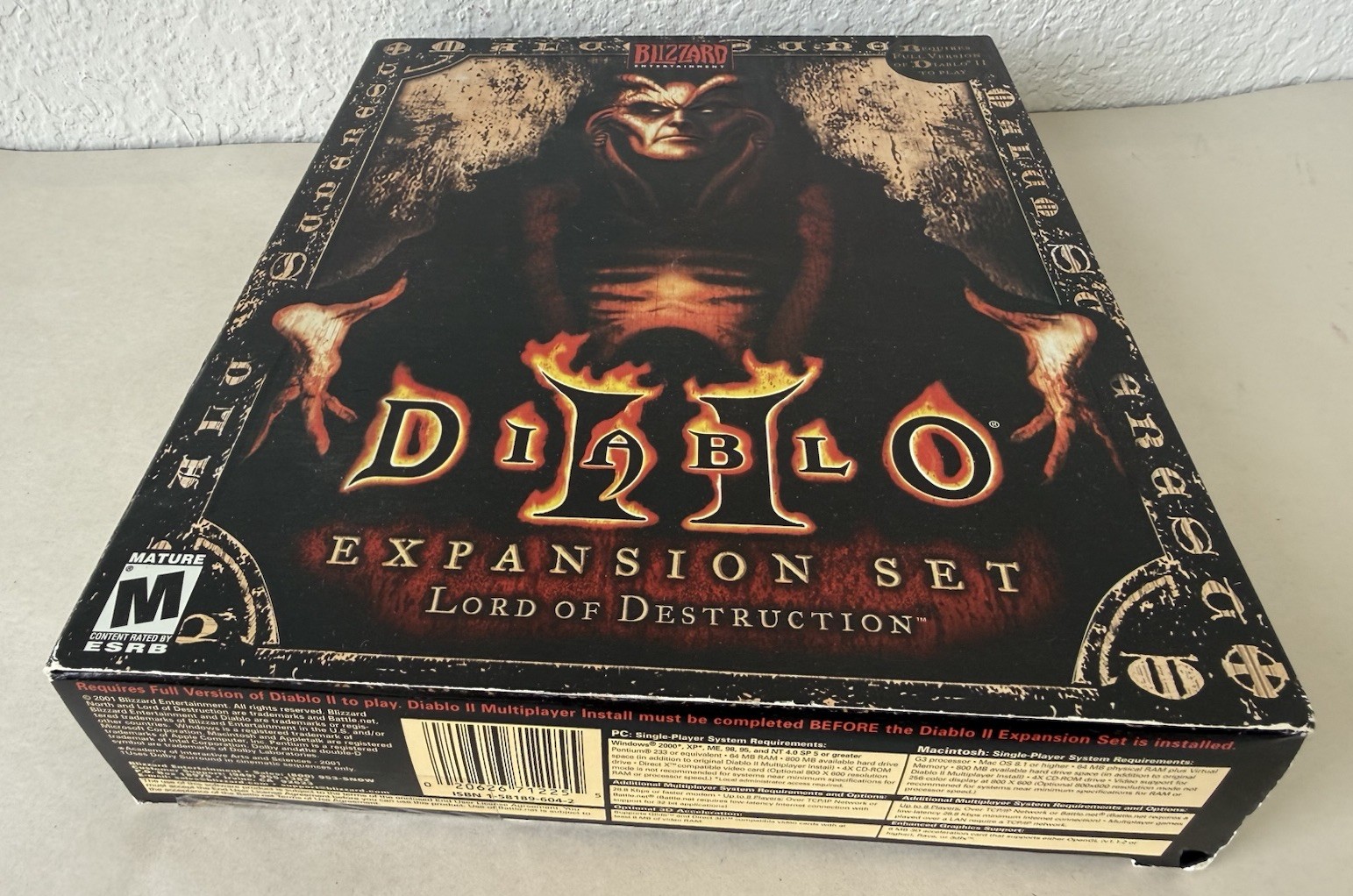 Diablo II: Lord of Destruction Expansion Set Big Box PC 2001 Blizzard No Disc