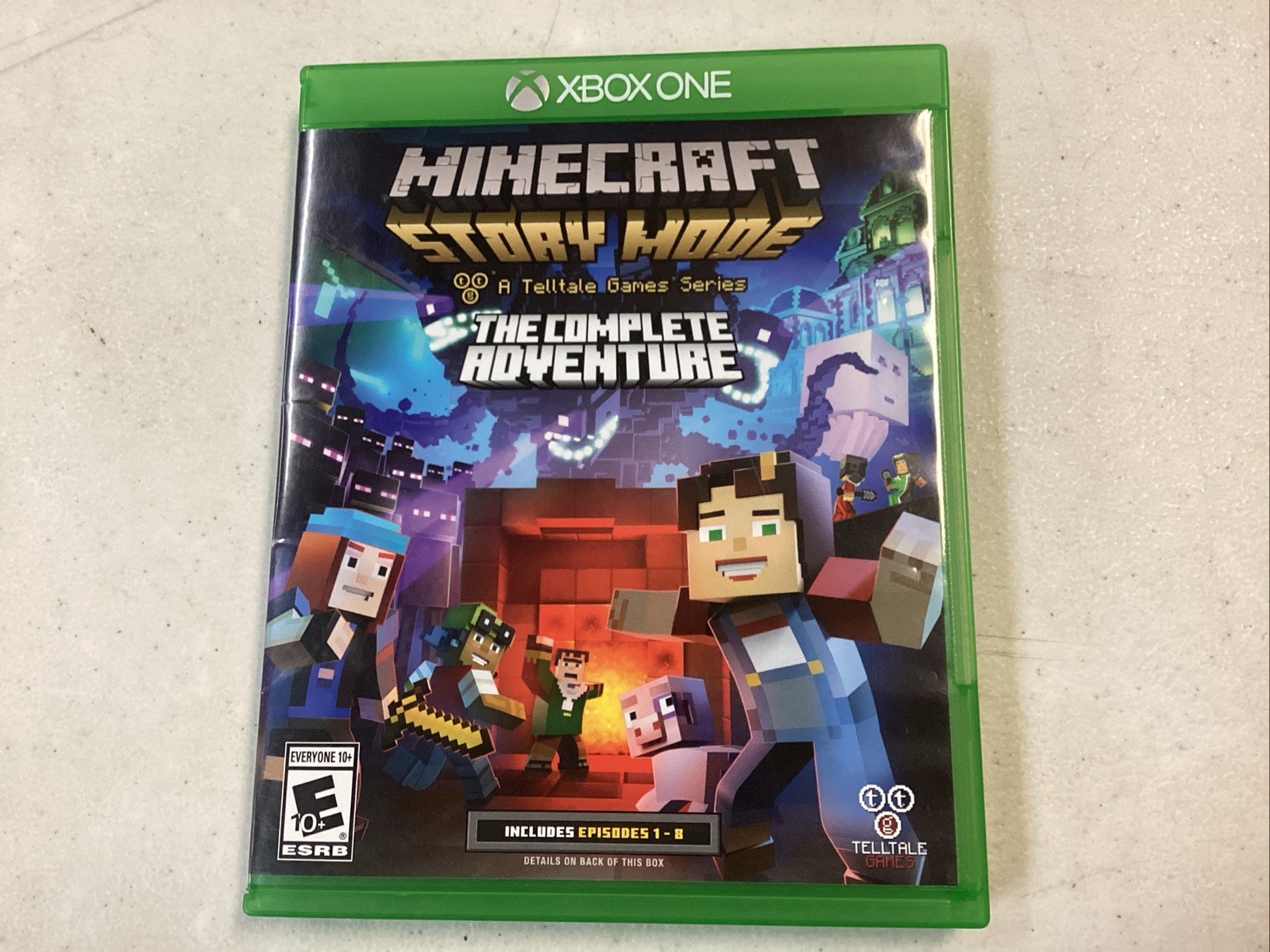 Telltale Games Minecraft: Story Mode The Complete Adventure Xbox One Tested RARE