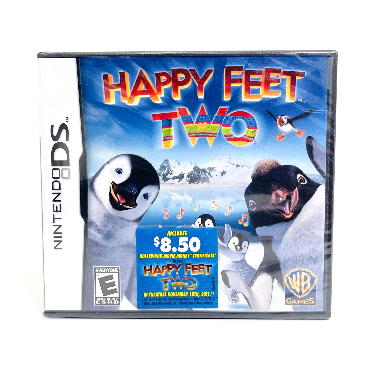 Happy Feet Two Nintendo DS 2011 New Factory Sealed Video Game