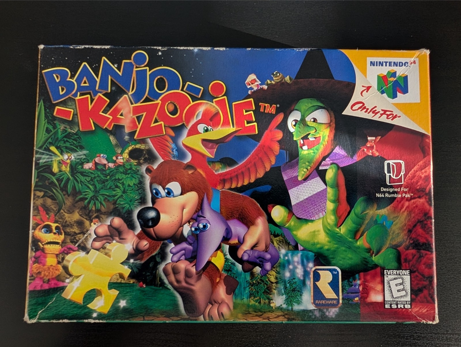 Banjo-Kazooie Nintendo 64 N64 CIB Complete in Box Manual Authentic Tested Rare