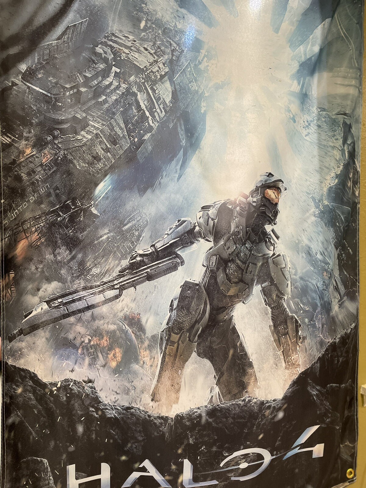 Halo 4 5ft Flag Microsoft XBOX 360 2012 Banner Poster Bungie Master Chief