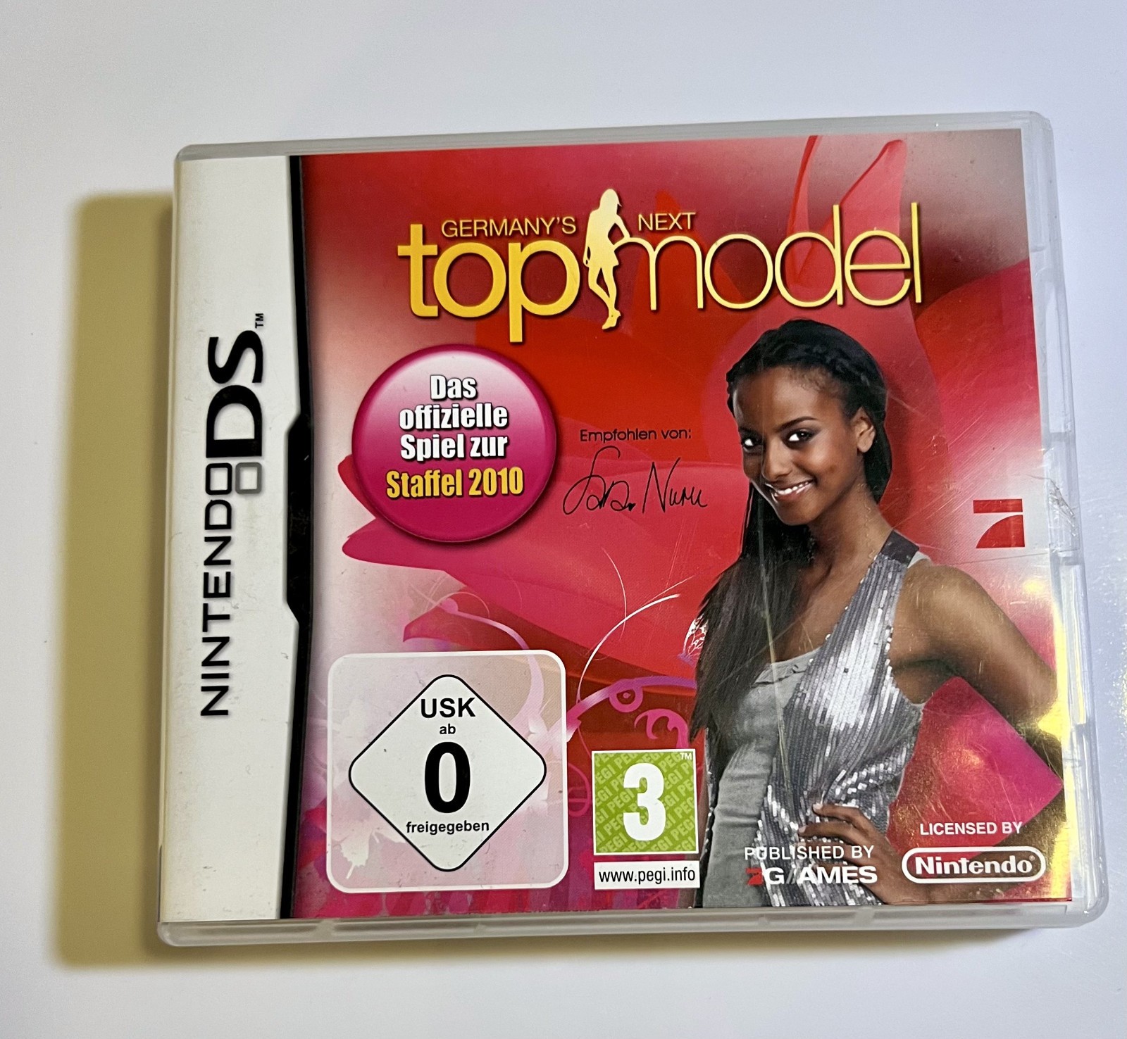 CIB Nintendo DS Complete Box Case Manual Game Germany’s Next Top Model NOE Pal