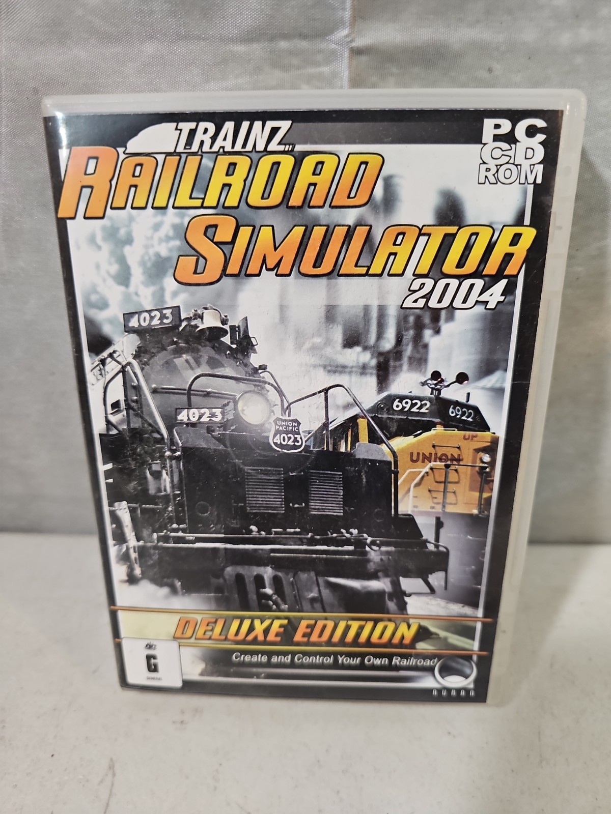 Trainz Railroad Simulator Deluxe Edition, 2004 Retro Game, PC CD-ROM Rated E