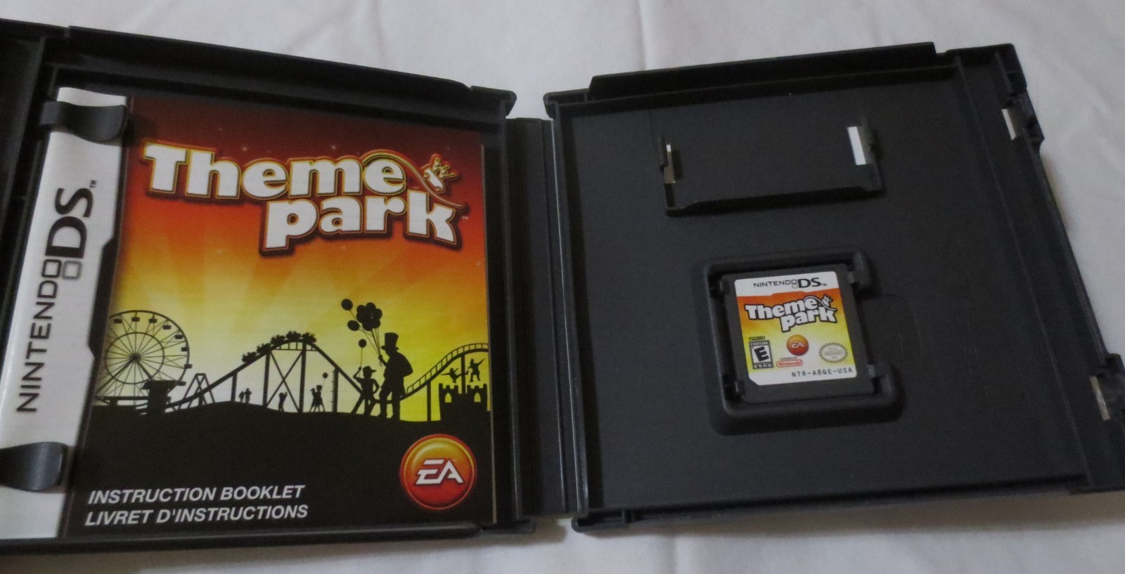 Theme Park Nintendo DS Game Complete w/Case, Manual
