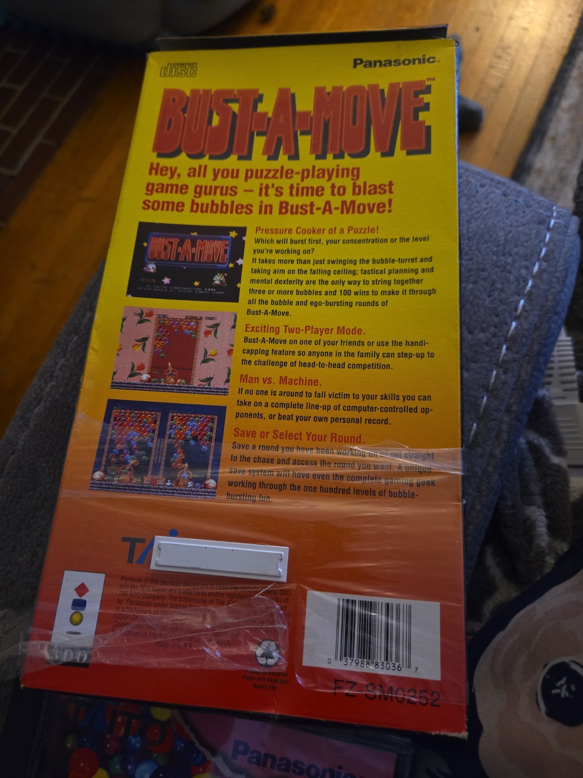 3DO – Bust-A-Move CIB Panasonic 3D0 Long Box Game