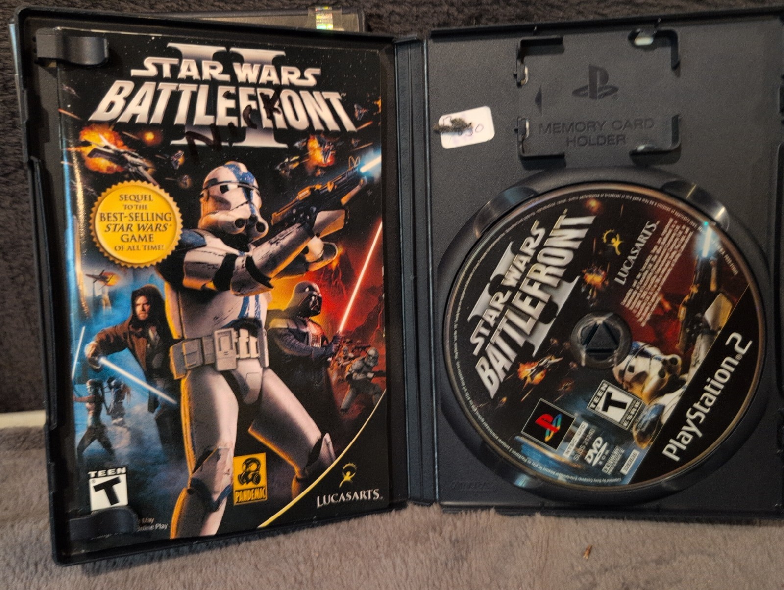 Star Wars: Battlefront 1 And 2 (Sony PlayStation 2) Both CIB – Tested