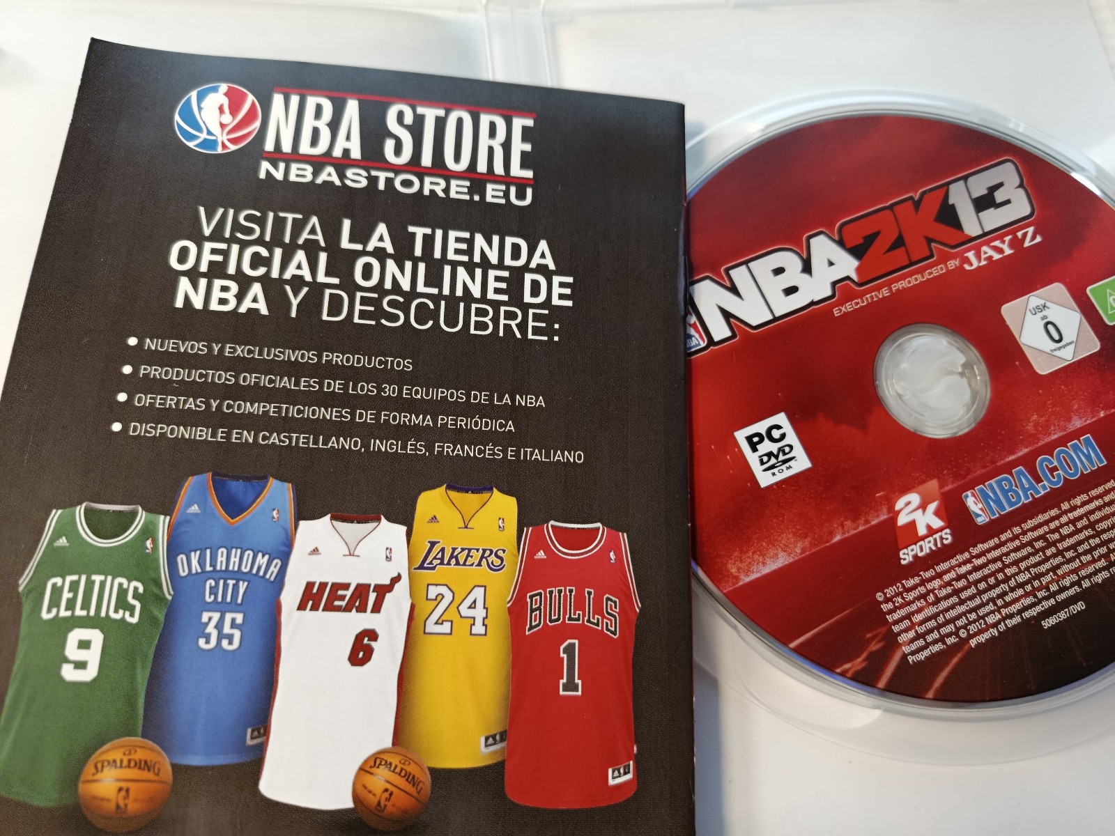 NBA 2K13 2K Sports – Game for PC DVD-Rom Spain Am