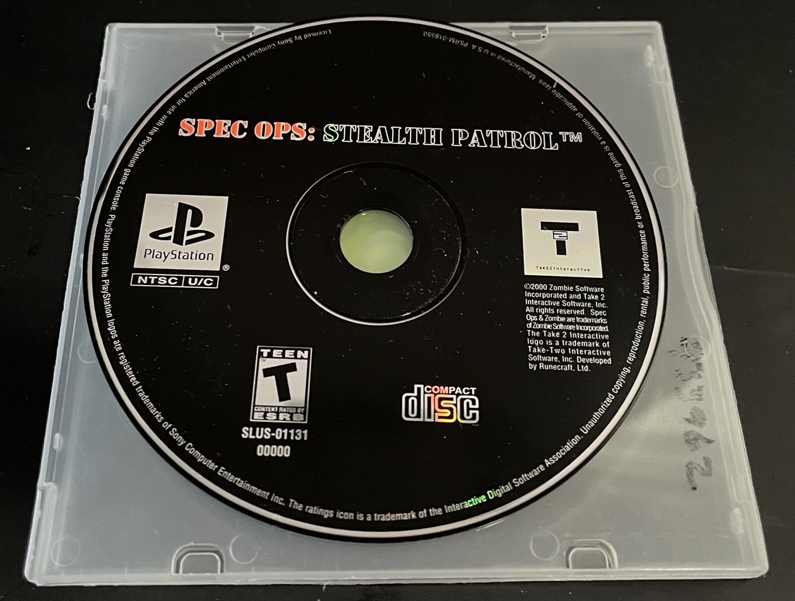 Spec Ops: Stealth Patrol – Sony PlayStation 1 – Take 2 Interactive Inc. 2000