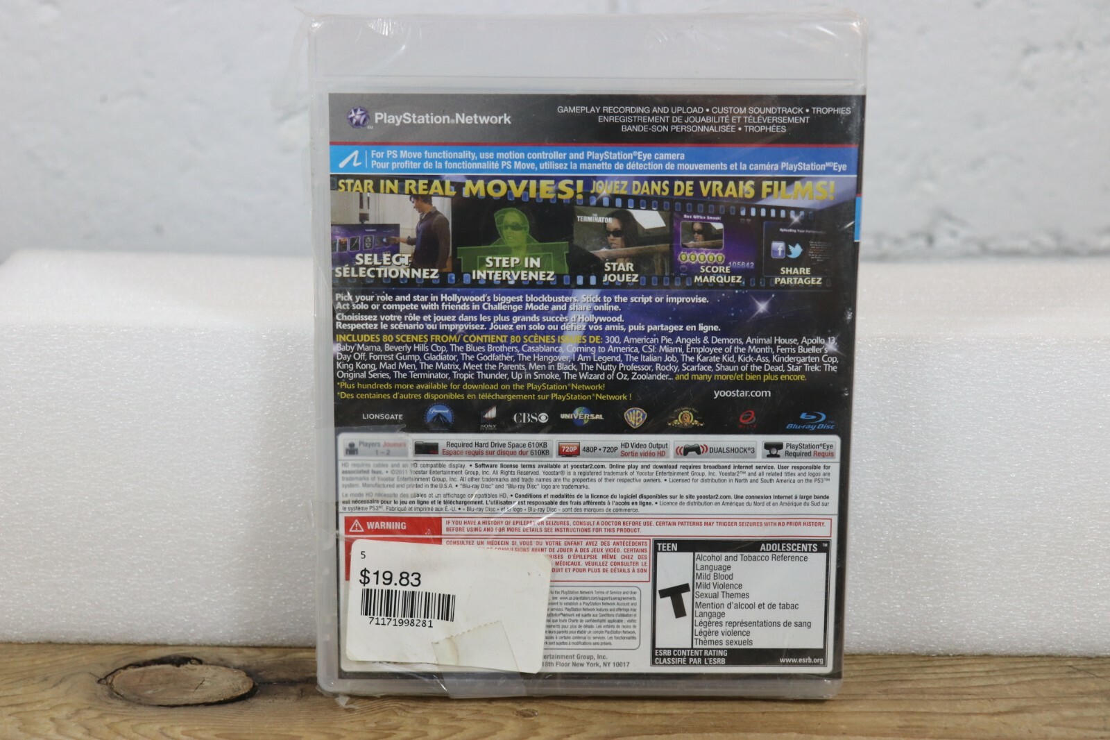 PS3 Yoostar 2 In The Movies (Playstation 3) Complete Brand New Sealed GB