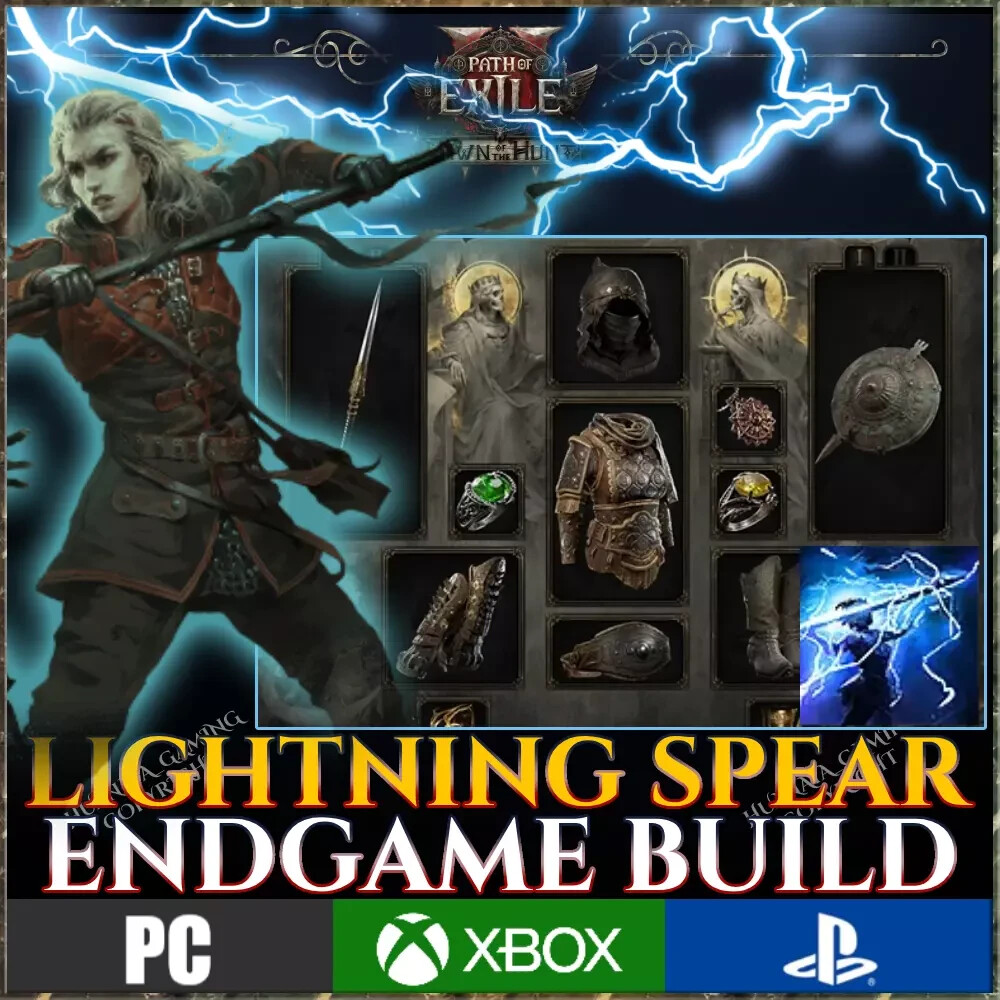 PATH OF EXILE 2 💎LIGHTNING SPEAR HUNTRESS BUILD 💎 LEVELING AND ENDGAME POE2