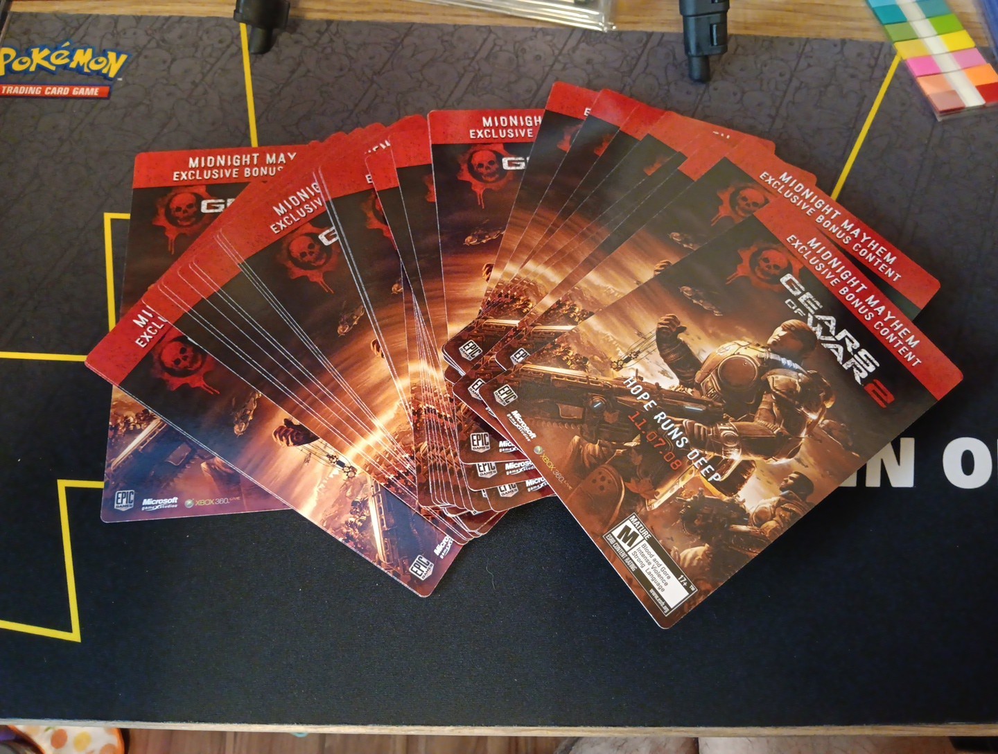 NEW SEALED UNUSED GOW2 Gears Of War 2 Gold Hammerburst Assault Rifle Code Rare