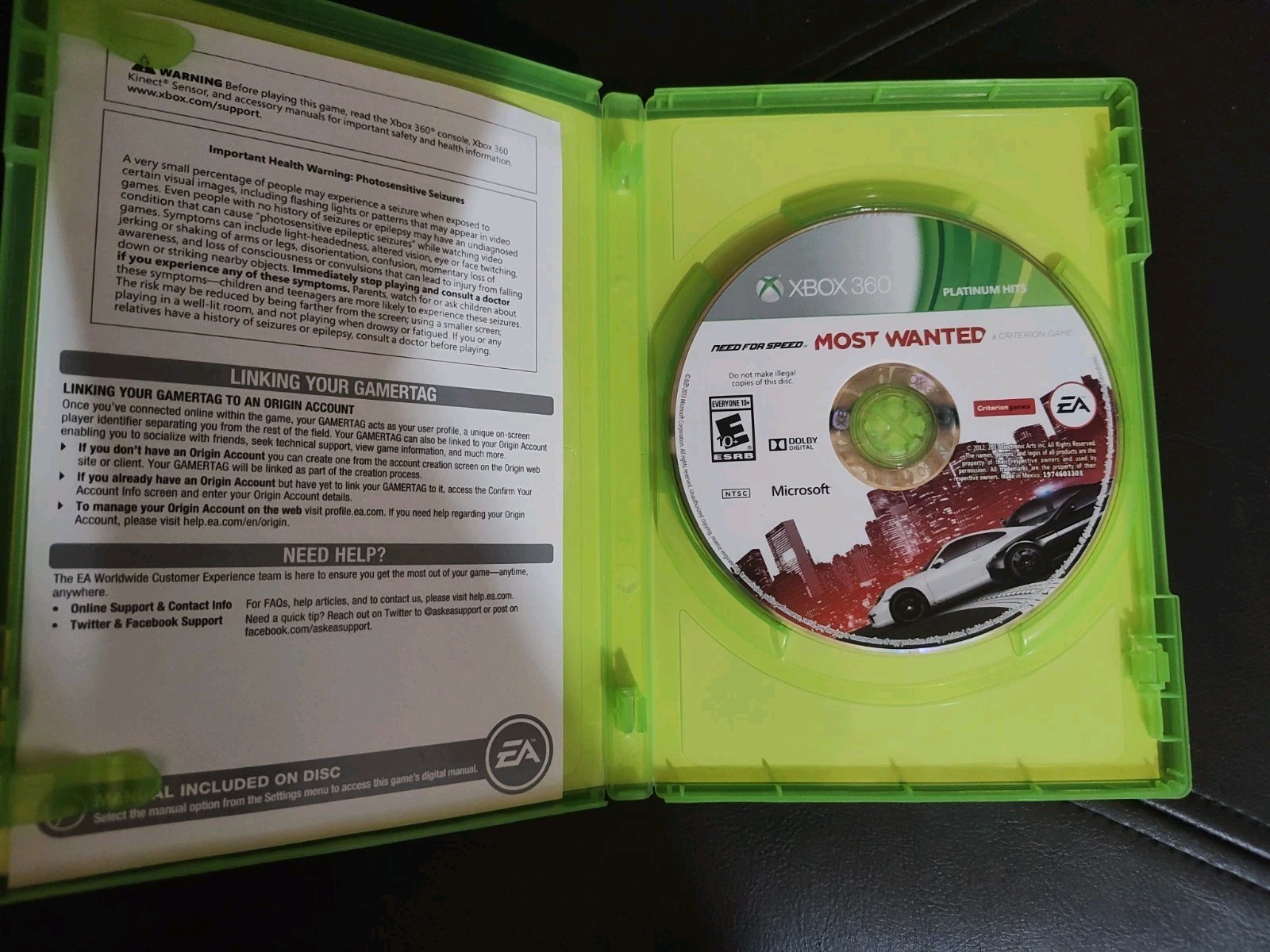 Need for Speed Most Wanted – Platinum Hits (Microsoft Xbox 360, 2012)
