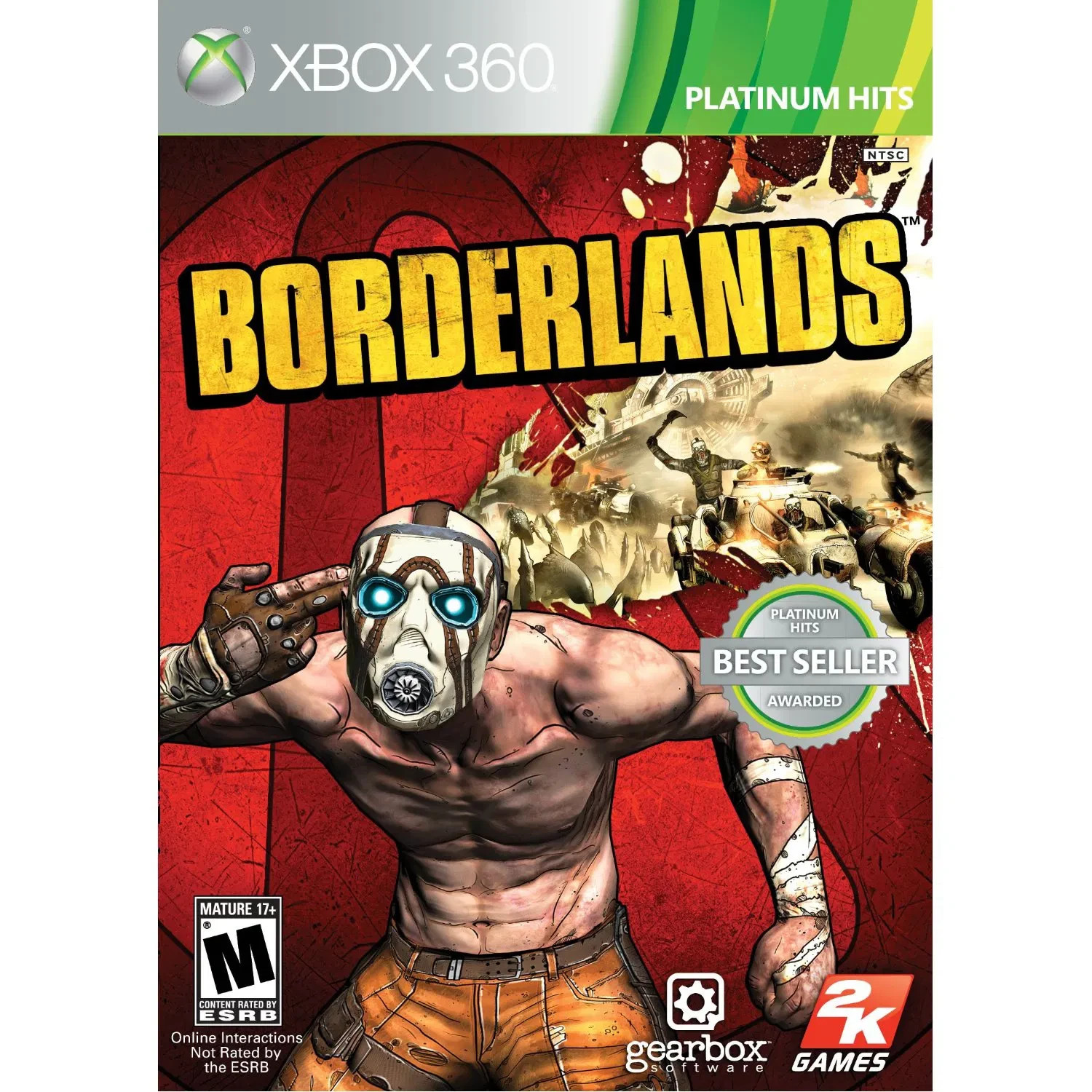 Borderlands (Platinum Hits) Xbox 360 (2009 First-Person Shooter)