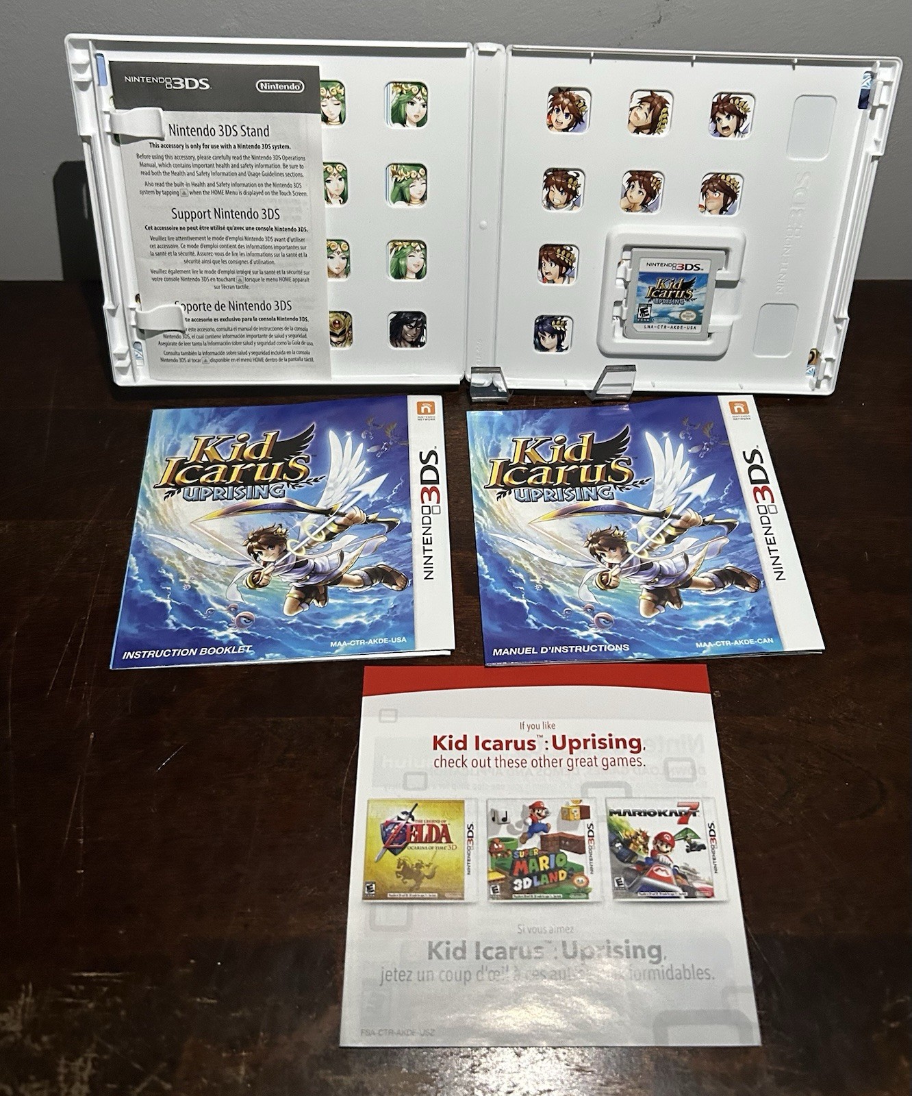 Kid Icarus: Uprising (Nintendo 3DS, 2012) CIB w/ Manuals – Tested