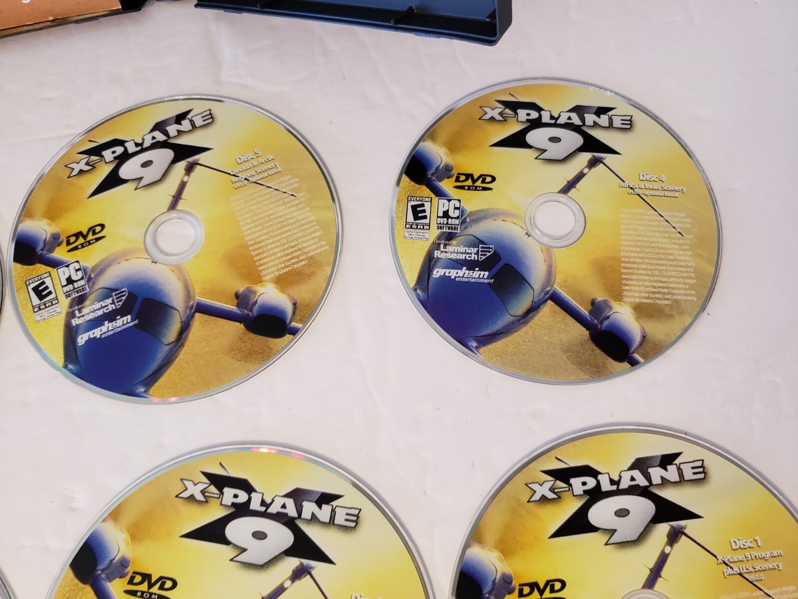 X-Plane 9 Fl8ght Simulation (PC Dvd Rom Software 2008) 6 Discs