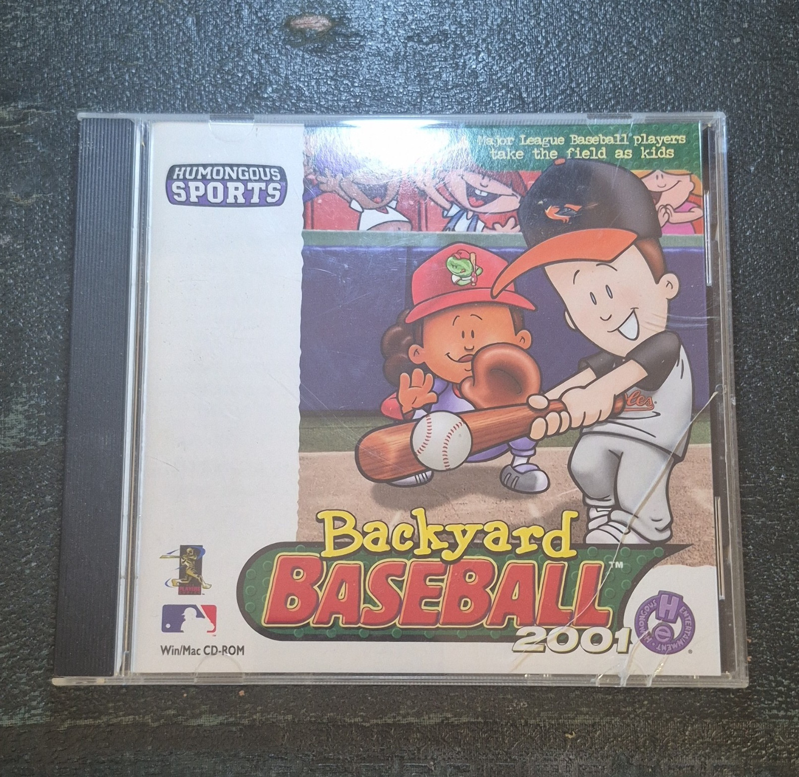 Humongous Entertainment Backyard Baseball 2001 Win/Mac CD-ROM Manual Included