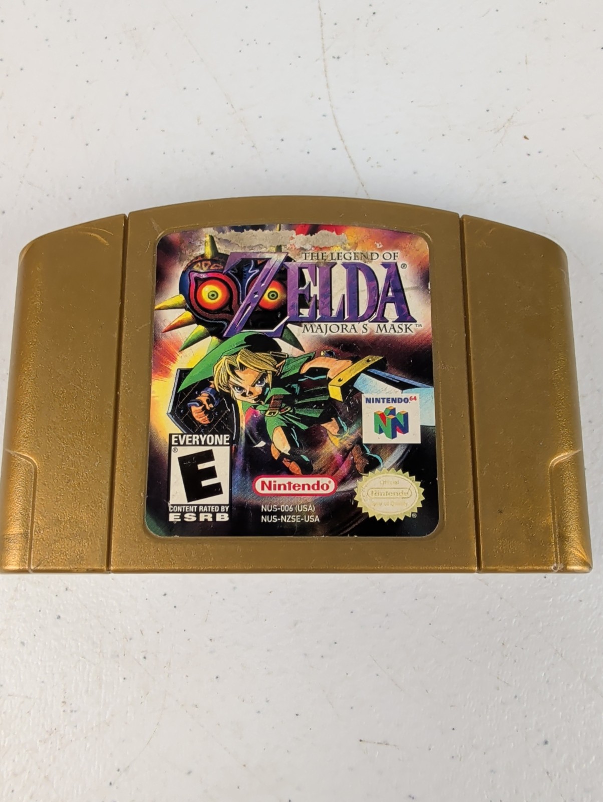 The Legend of Zelda Majora’s Mask Nintendo 64 N64 Gold Cartridge Tested Working