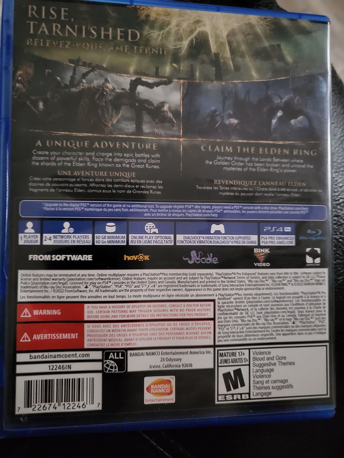 Elden Ring PS4 With PS5 Upgrade Available
