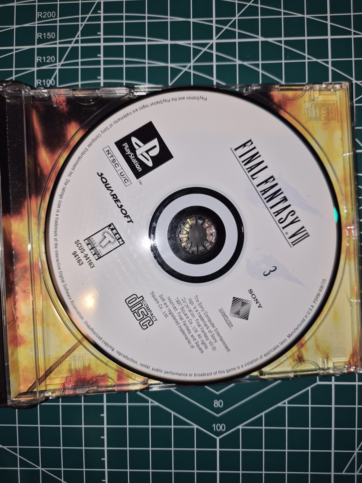 Final Fantasy VII 7 PlayStation 1 PS1 TESTED VG No Manual Squaresoft
