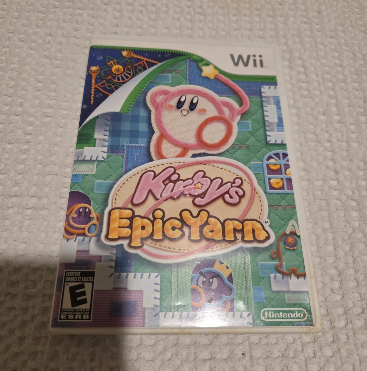 Nintendo Kirby’s Epic Yarn Wii Disc w/ Case & Manual E NTSC-U/C (2010)