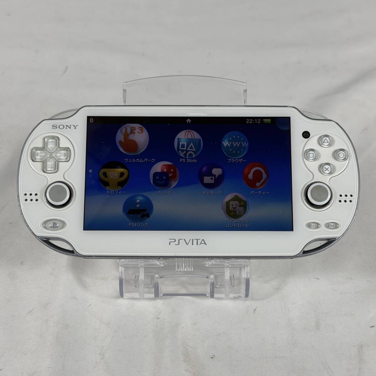 Sony PlayStation Vita PCH-1000 Crystal White Handheld Console Only Used Conditio
