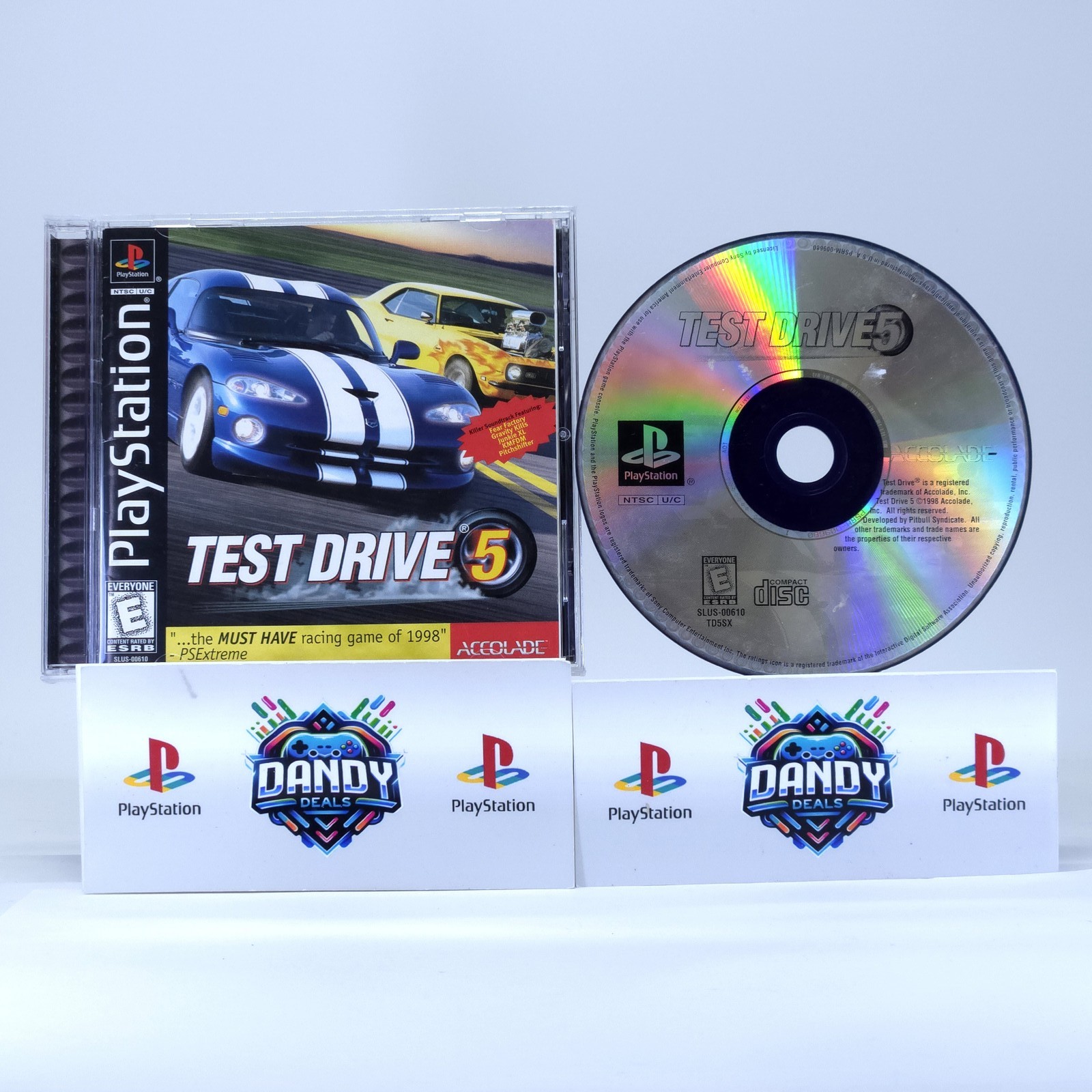 Test Drive 5 PS1 CIB W/ Manual – PlayStation