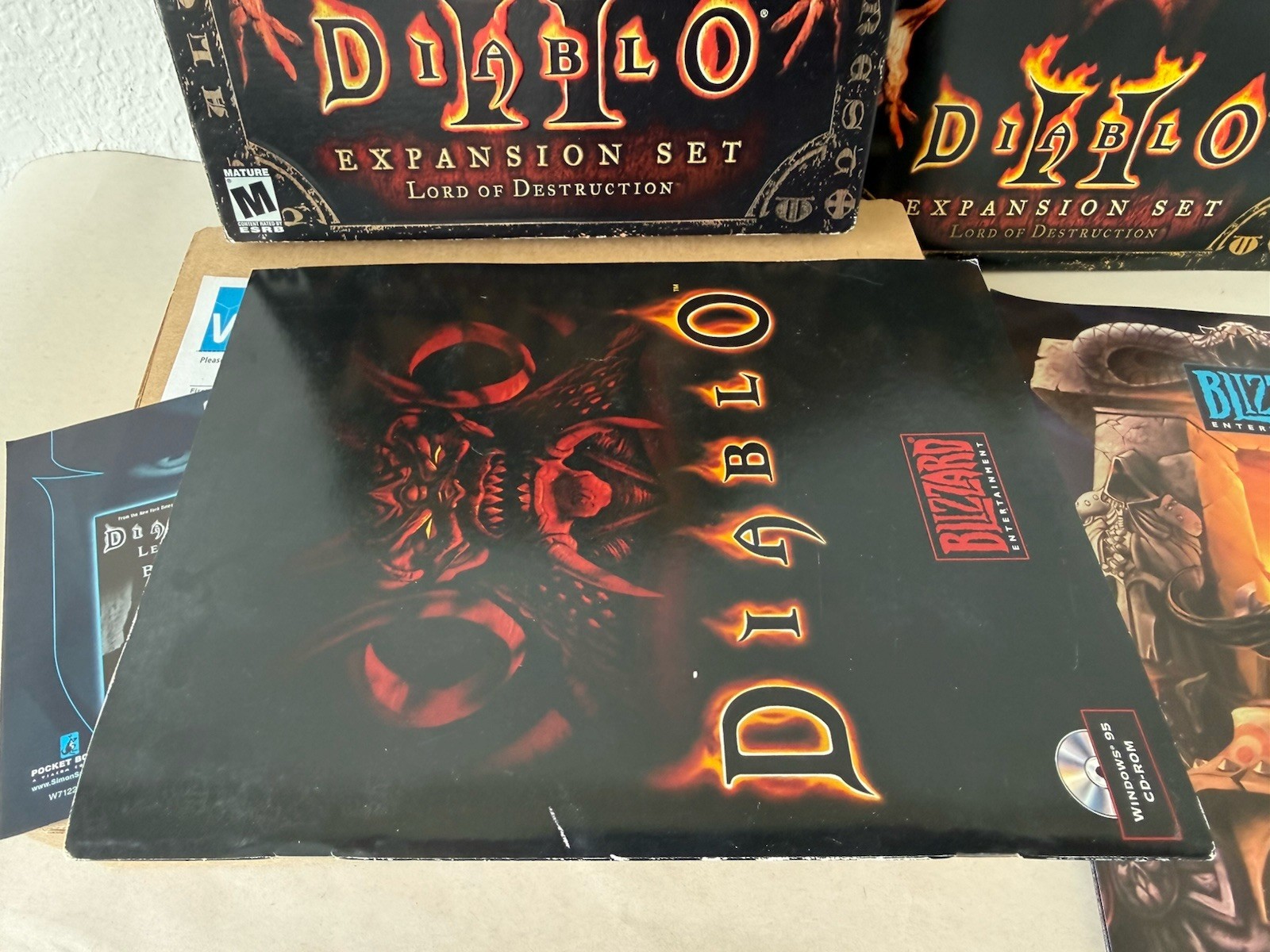 Diablo II: Lord of Destruction Expansion Set Big Box PC 2001 Blizzard No Disc