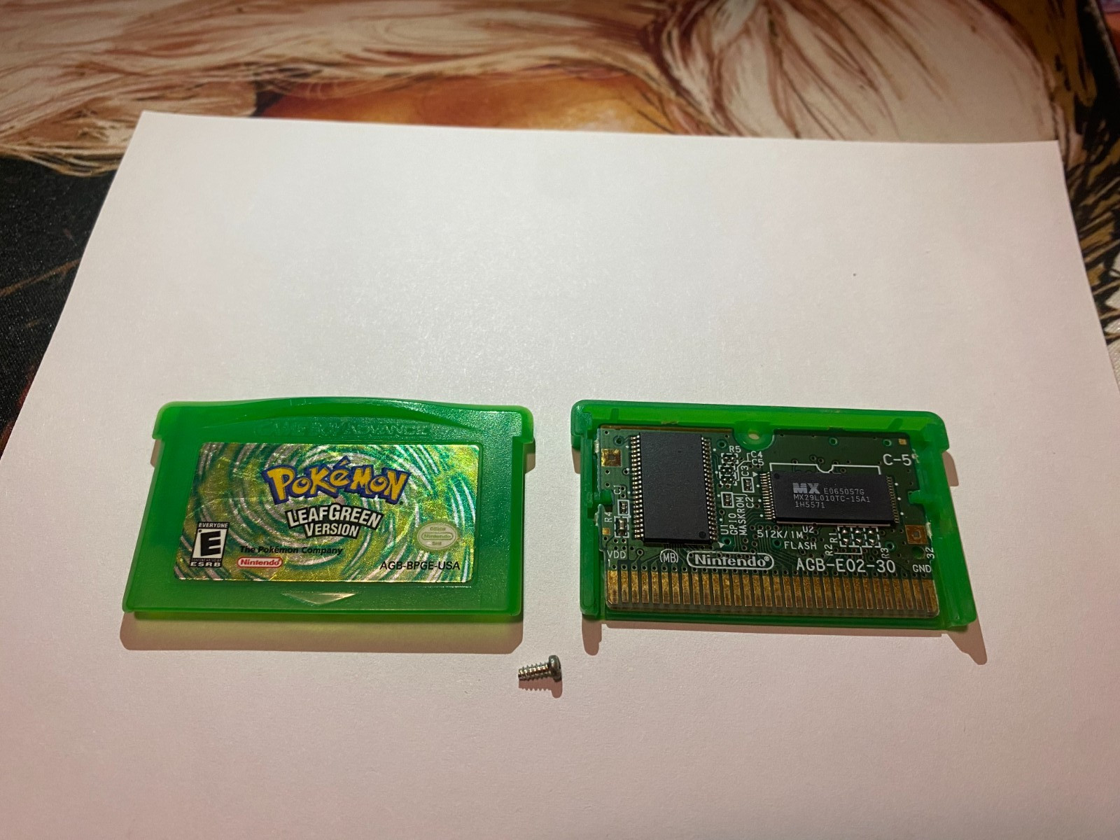 AUTHENTIC Pokémon Leaf Green Nintendo Game Boy Advance GENUINE GBA Pokemon