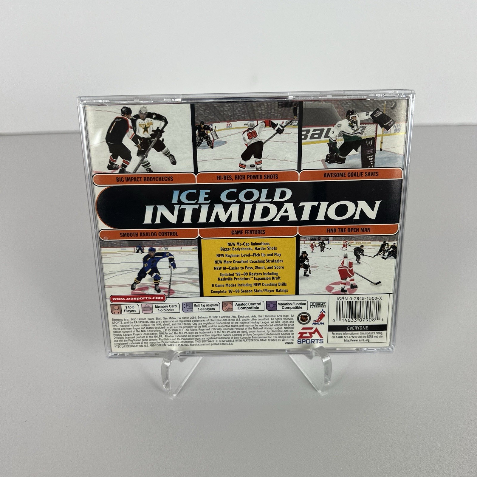 NHL 99 (Sony PlayStation 1, 1998) PS1 Complete CIB W/ Reg Card