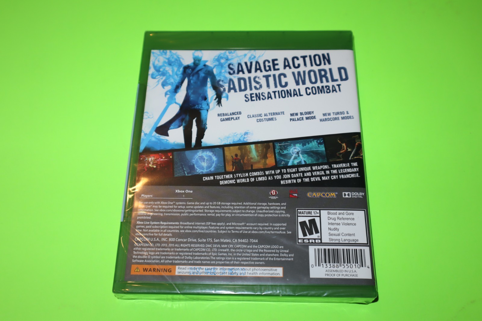 DMC: DEVIL MAY CRY DEFINITIVE EDITION FOR XBOX ONE & SERIES X BRAND NEW & SEALED
