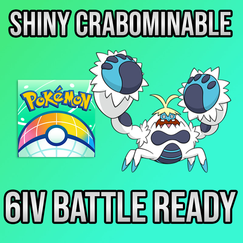 ✨6IV SHINY Crabominable Battle Ready🚀 POKEMON HOME✨ Pokemon Champions✨