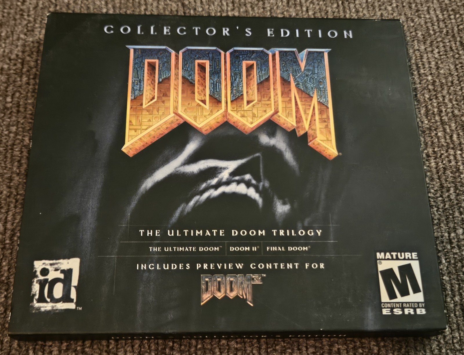 DOOM The Ultimate Trilogy Collector’s Edition ID Software 2003 VideoGame PC RARE