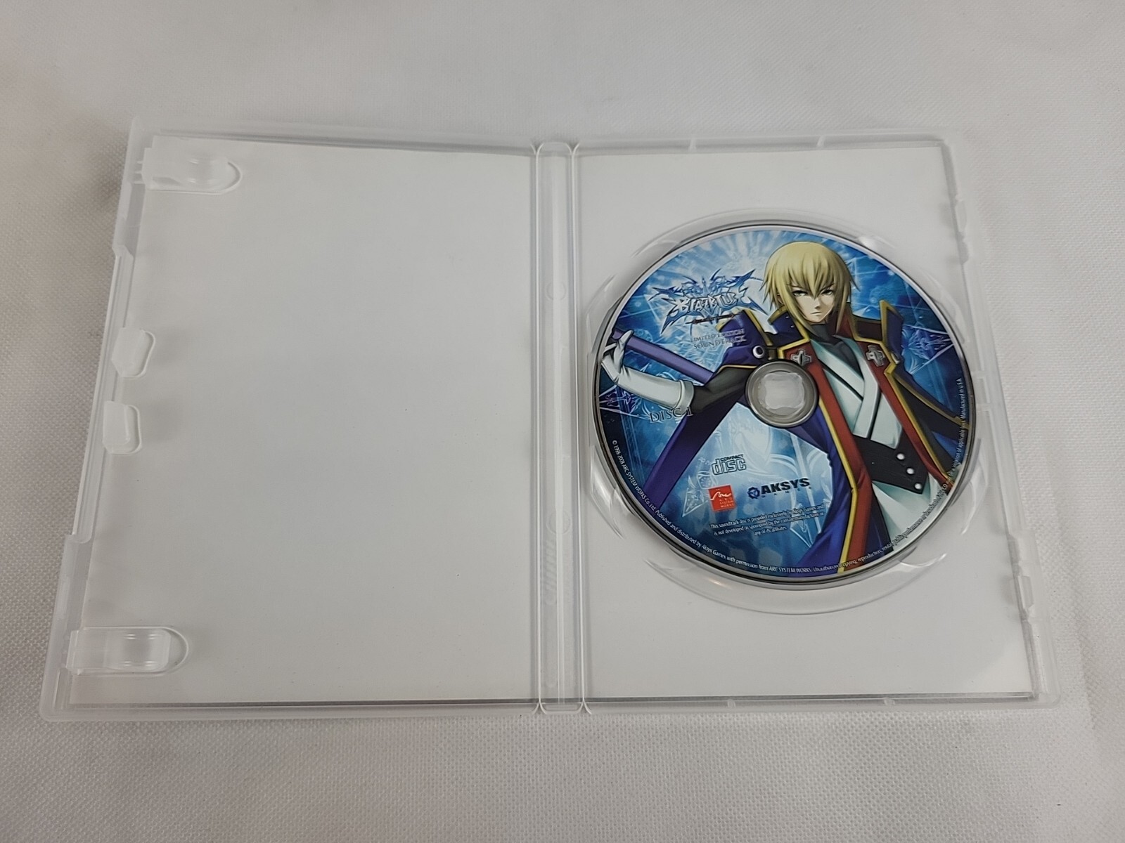 BlazBlue: Calamity Trigger Bonus Discs Arc System Works Aksys 3 Discs 2 CD 1 DVD