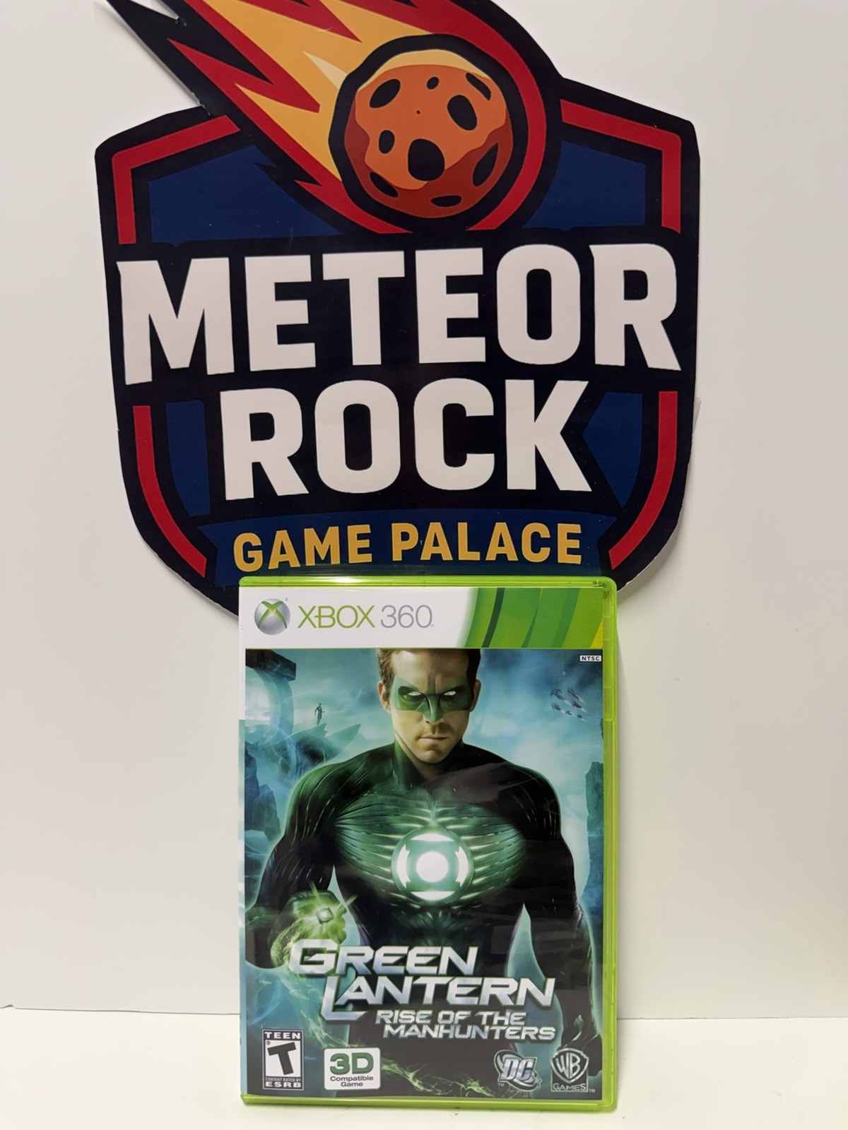 Green Lantern: Rise of the Manhunters ( Xbox 360 ) Clean Game Disc Tested