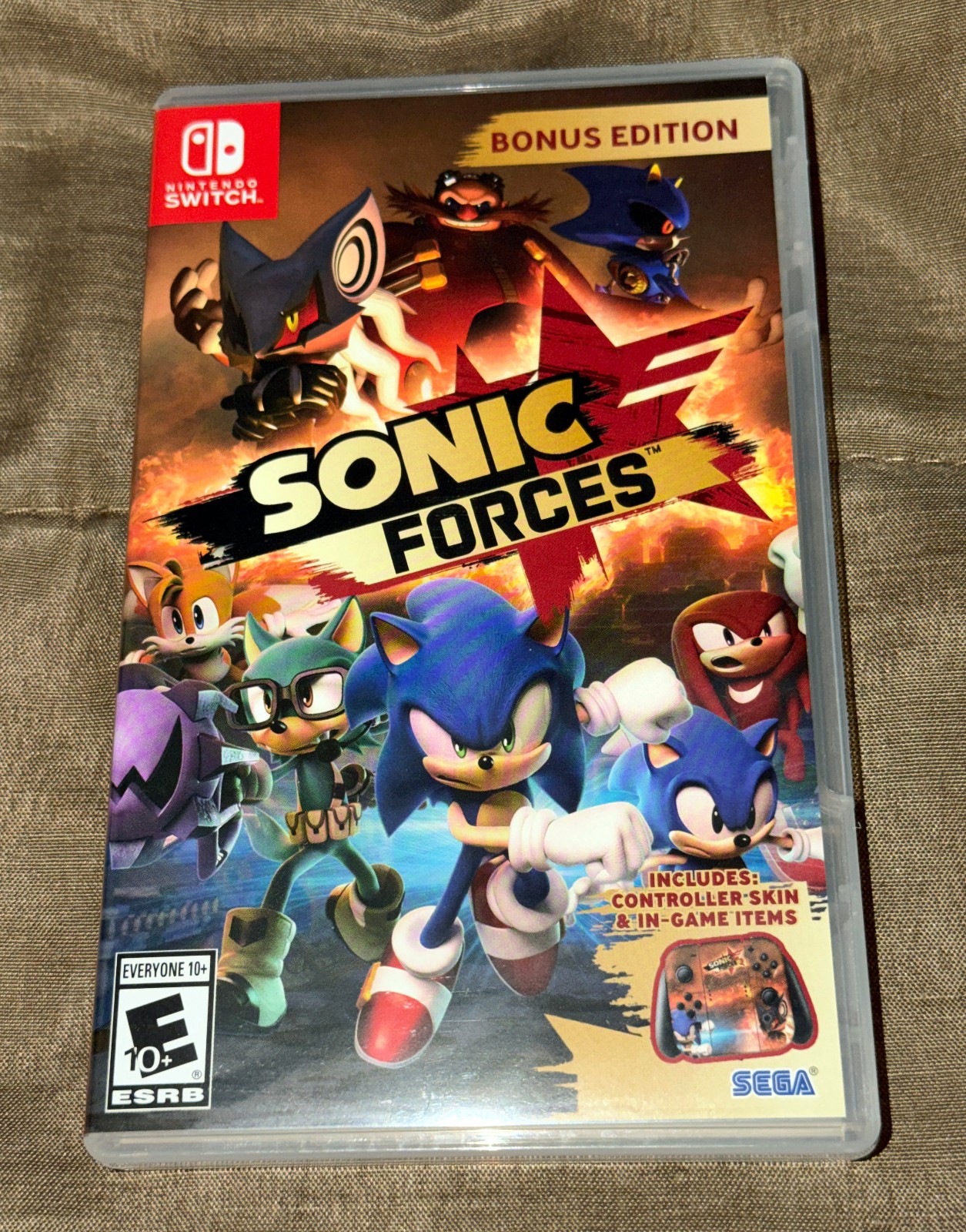 Sonic Forces Bonus Edition (Nintendo Switch) – CIB complete in box, never played