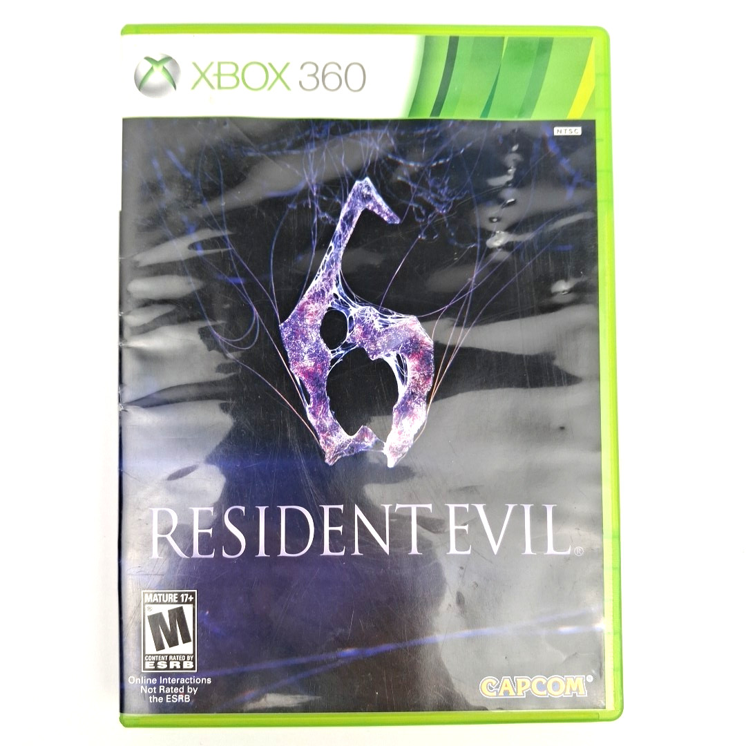 Resident Evil 6 (Microsoft Xbox 360, 2012) 2 Discs No Manual Tested Working