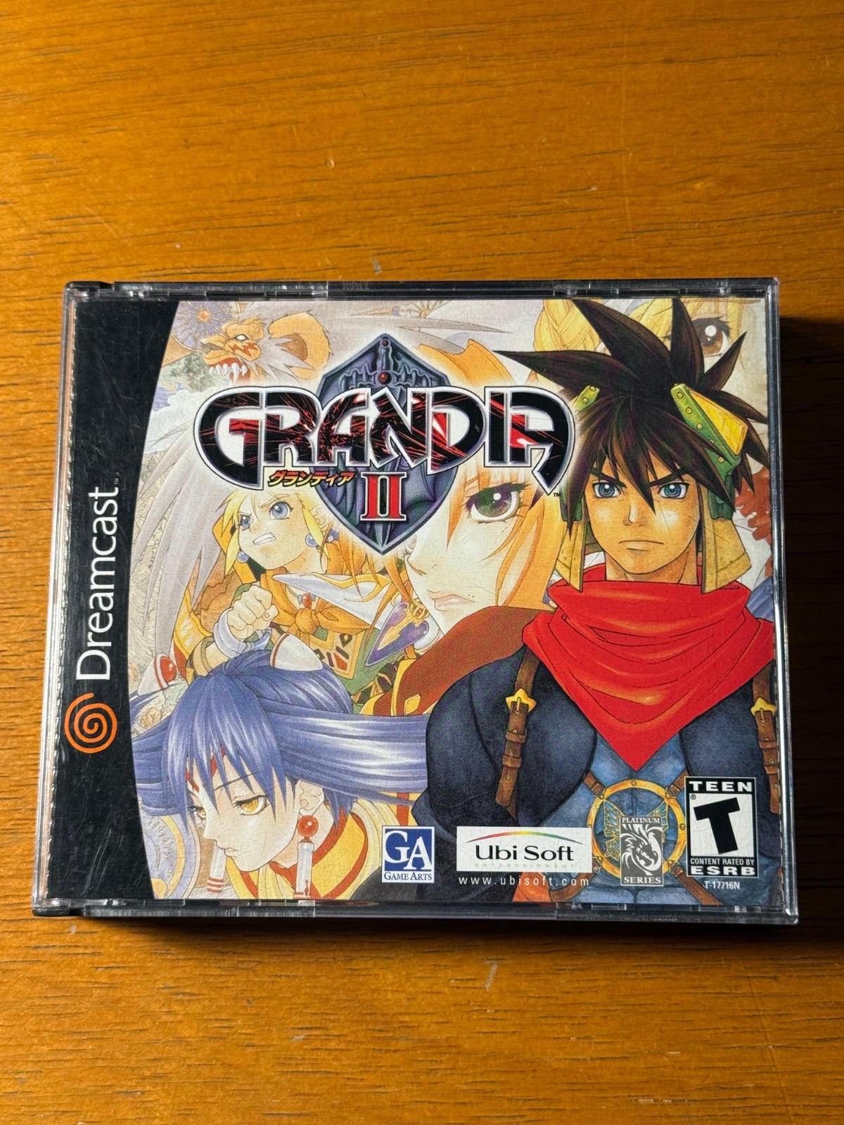 Grandia II (Sega Dreamcast, 2000) TESTED W/ MANUAL **NO SOUNDTRACK**