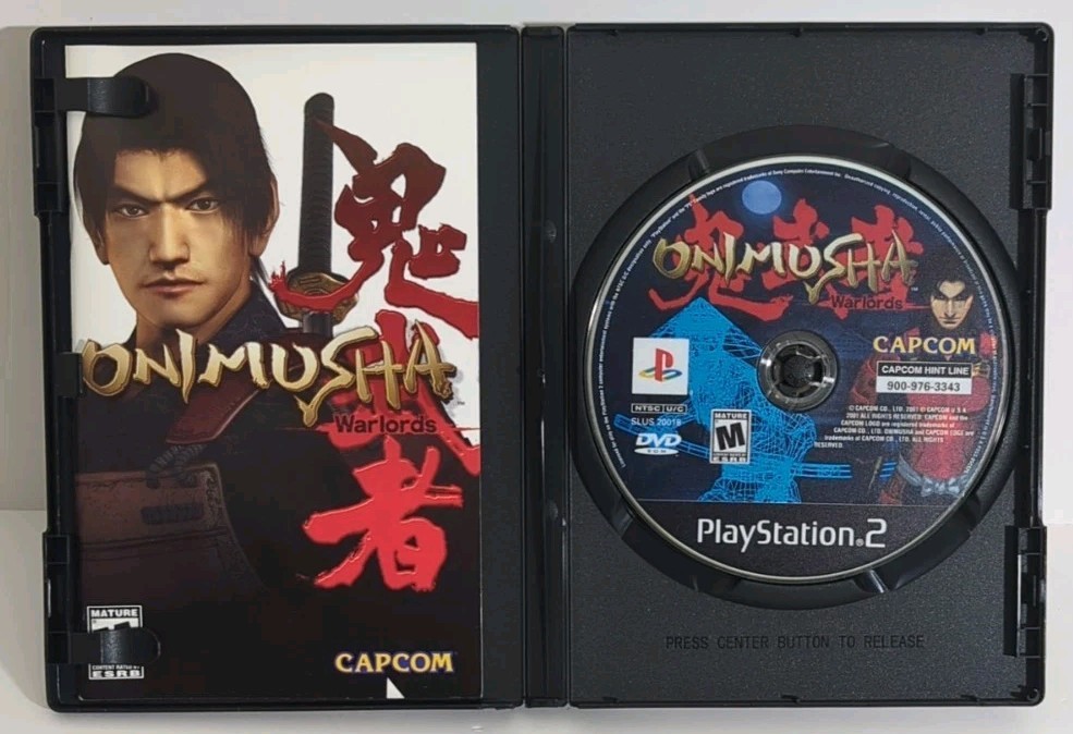 Onimusha: Warlords (PS2, 2002) CIB, BL, CAPCOM, Sony PlayStation 2