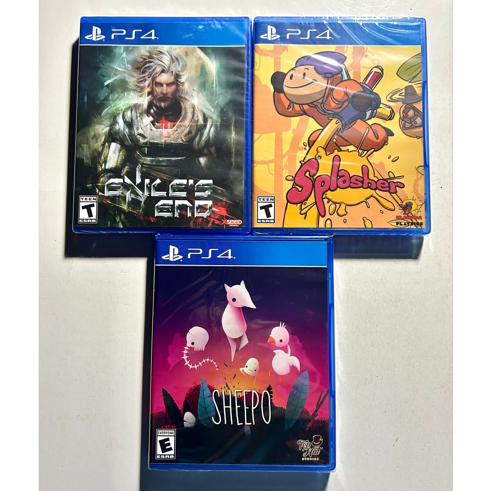 PS4 PlayStation 4 Platformer Video Game Bundle Lot New🔥Exiles End / Splasher