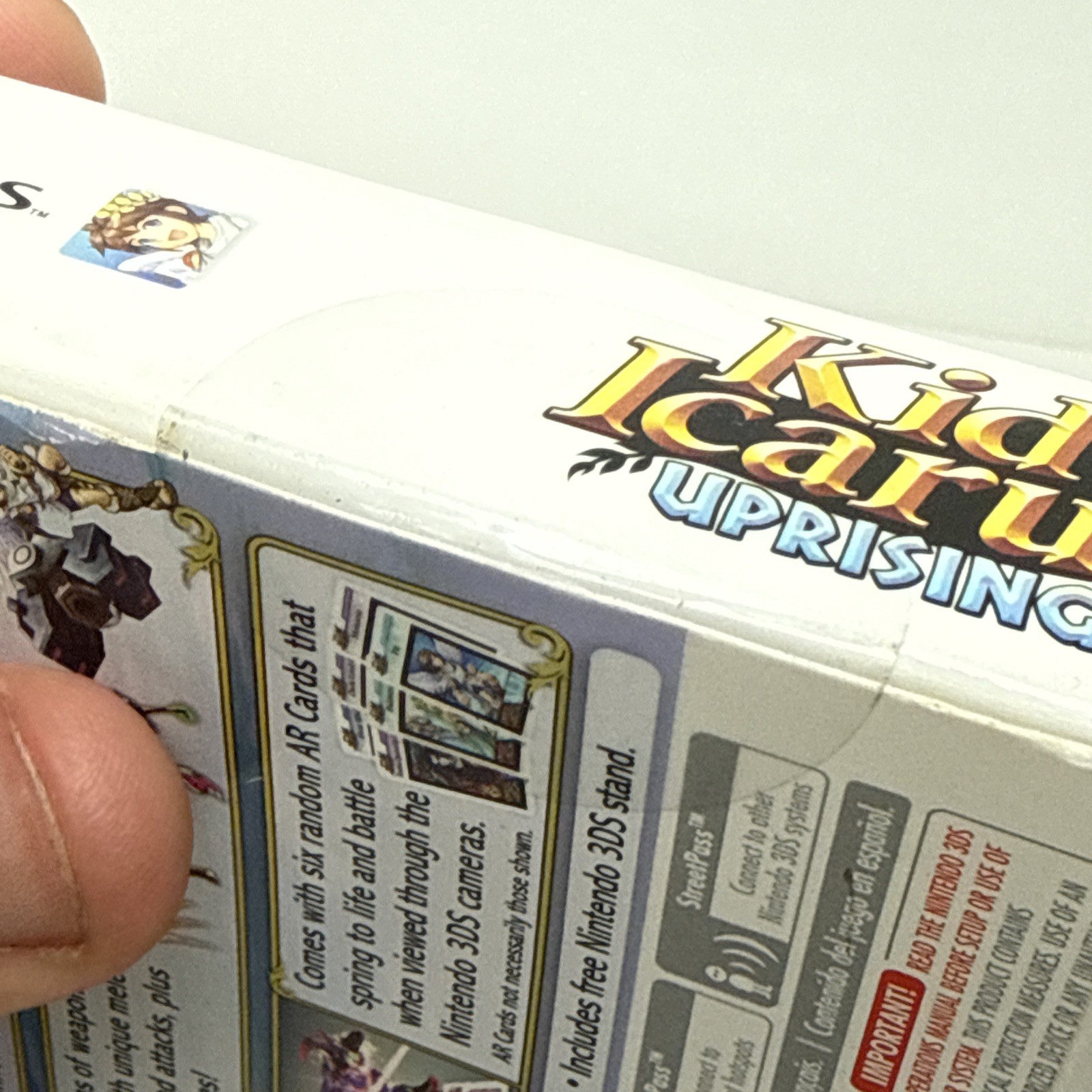Kid Icarus: Uprising (Nintendo 3DS, 2012) SEALED BIG BOX w/ Card & Stand