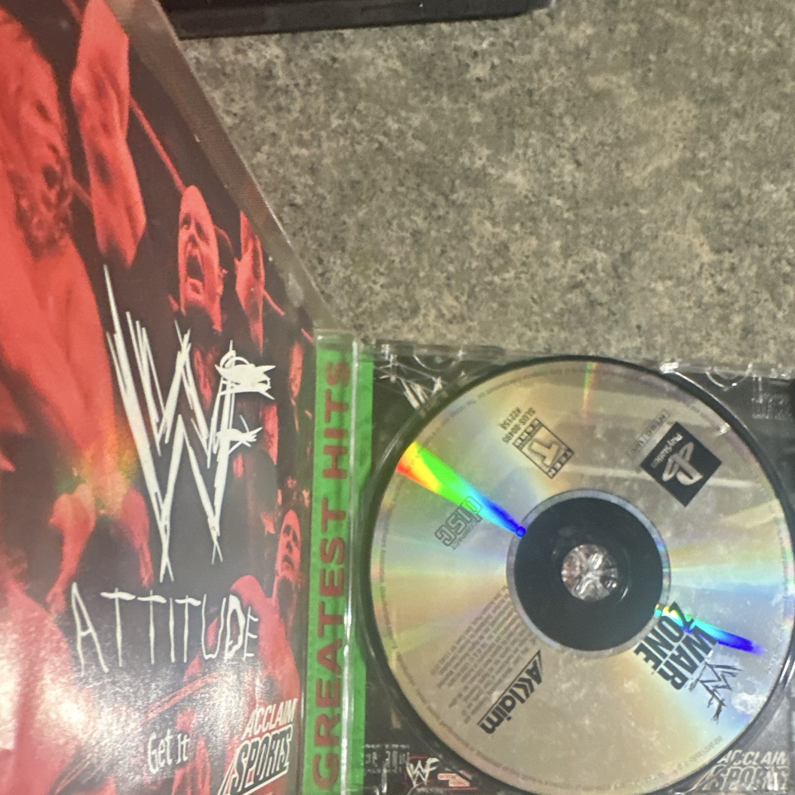 Acclaim Sports WWF War Zone PS1 1998 NTSC-U/C T-Teen w/ Manual