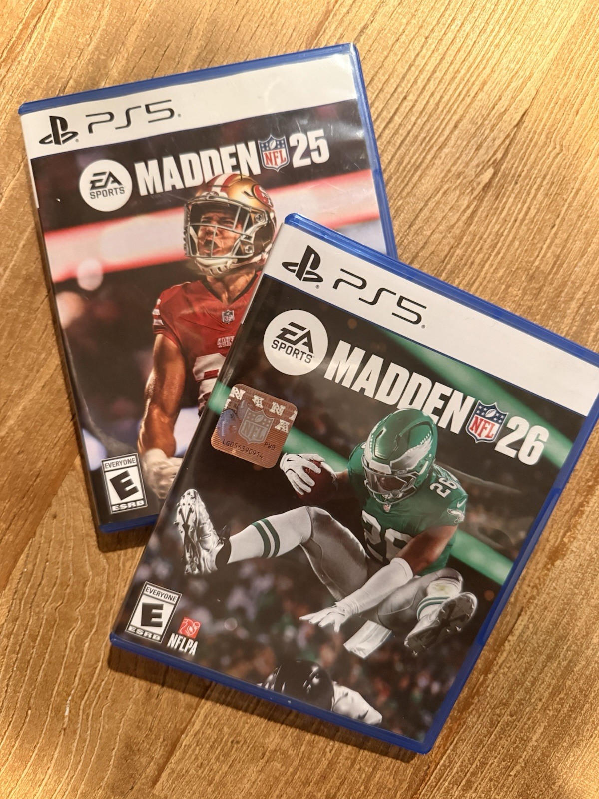 Madden NFL 26 + Madden NFL 25 PS5 Lot bundle — Both Complete, Tested