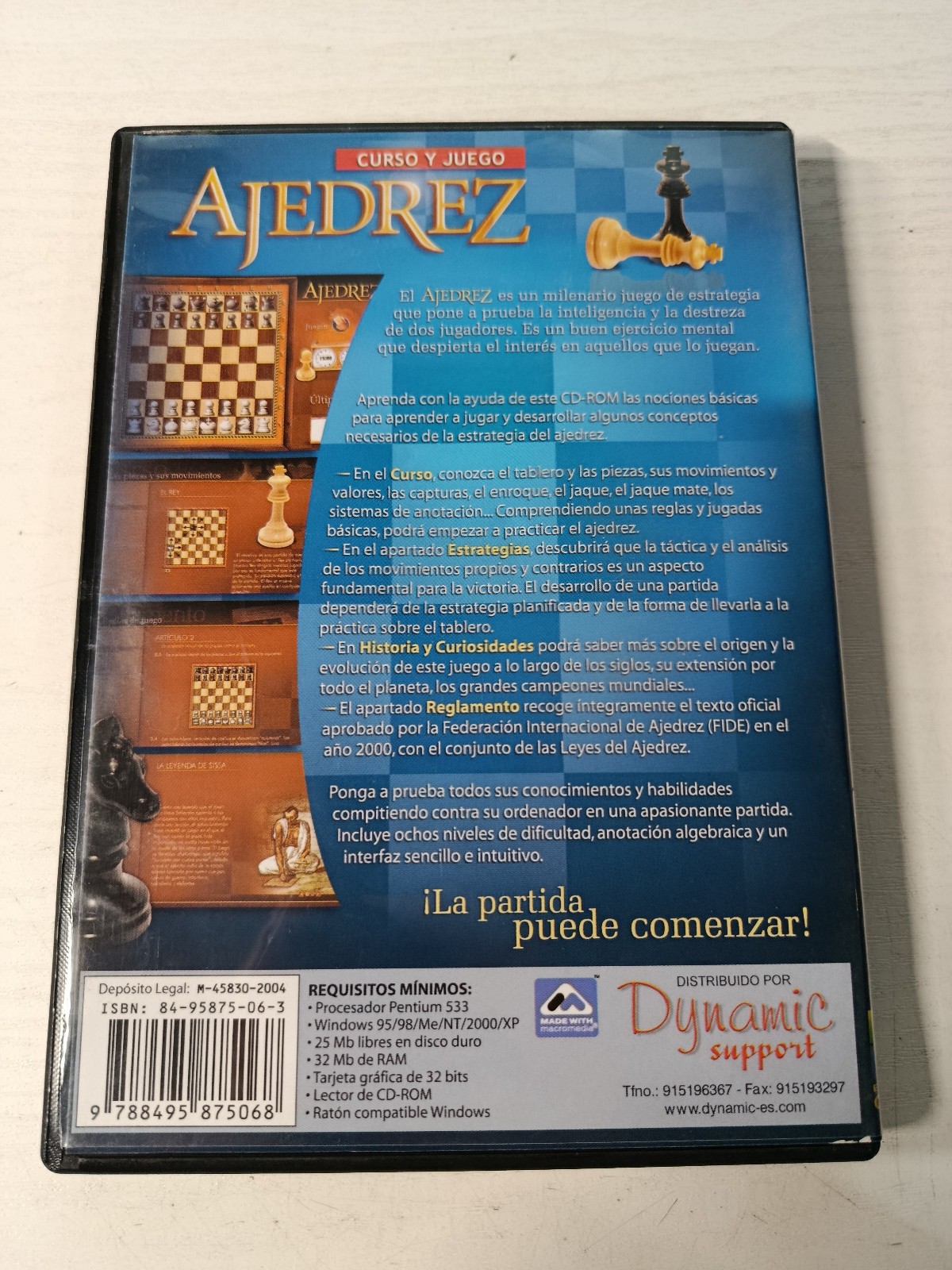 Chess Course And Juego Cataro – Juego For PC CD-ROM Edition Spain Am