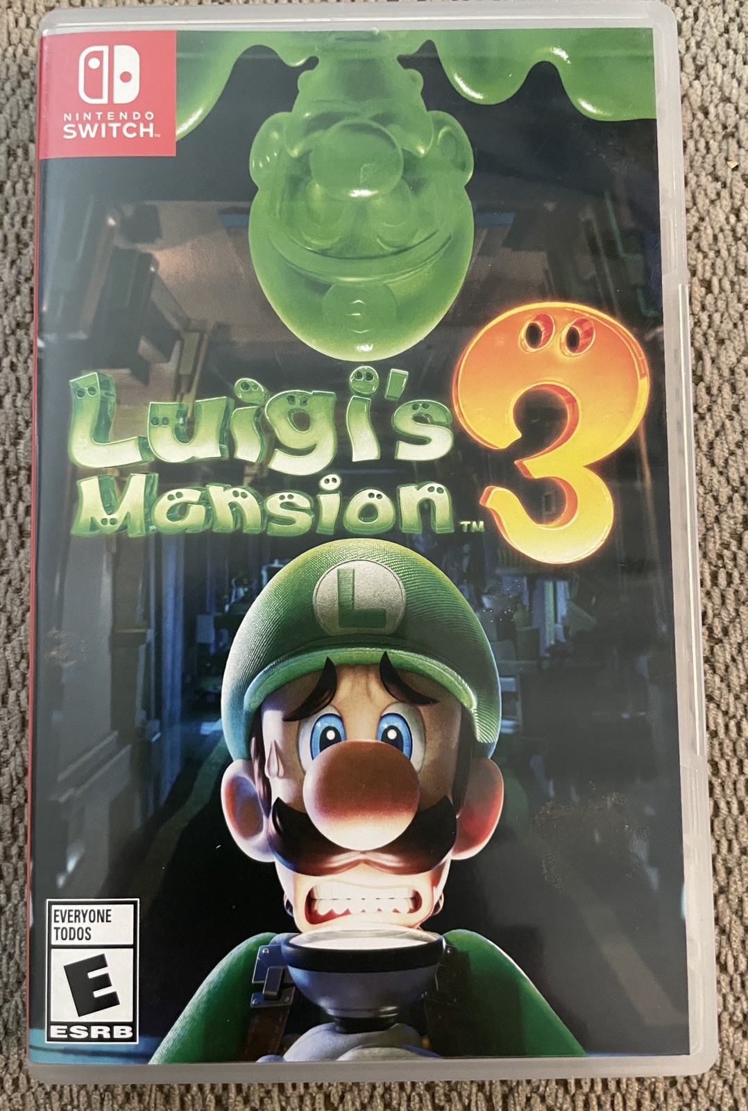 Nintendo Luigi’s Mansion 3 Nintendo Switch E Rated NTSC-U/C 2019 w/ Case