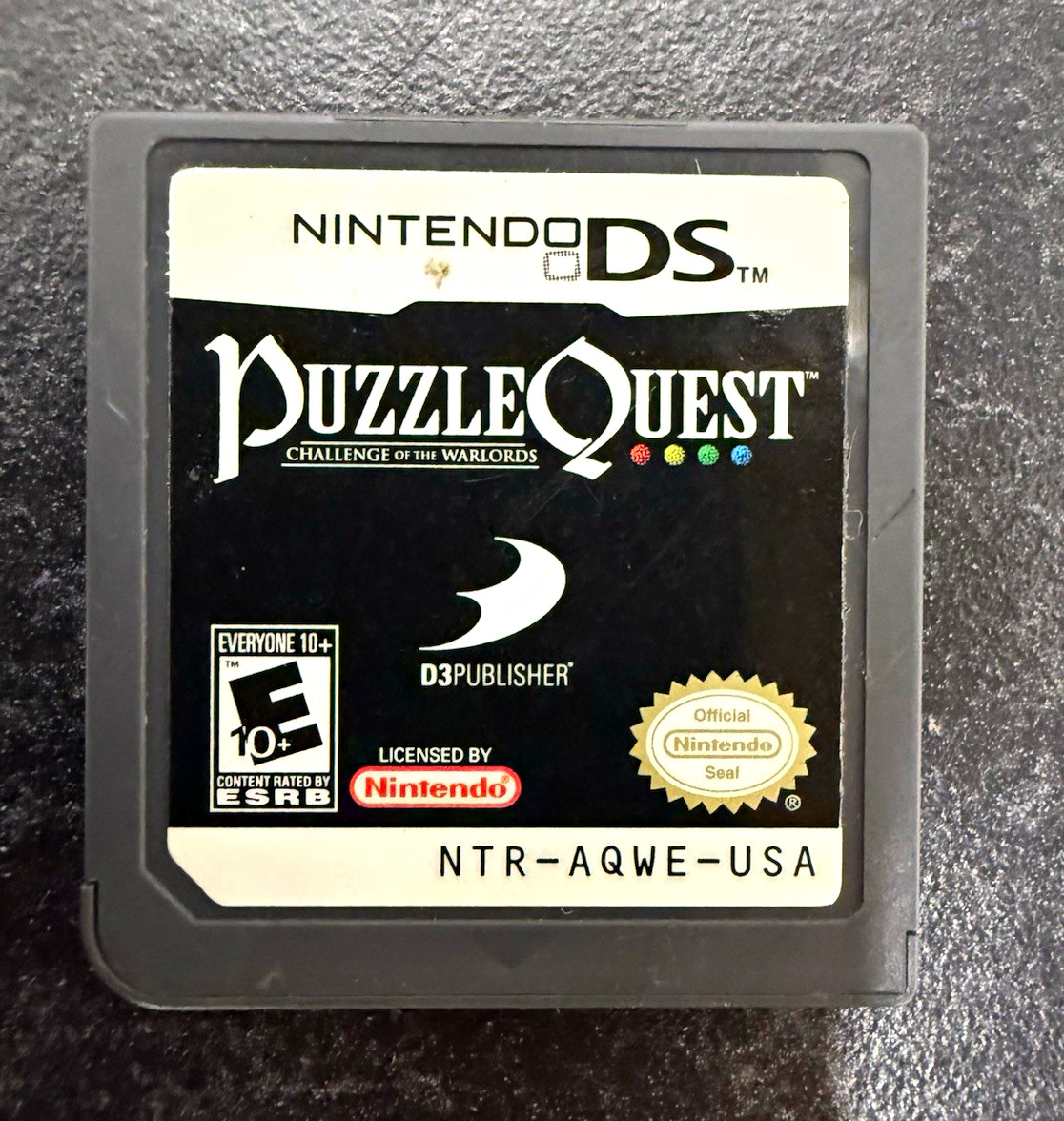 D3Publisher Puzzle Quest: Challenge of the Warlords Nintendo DS E10 Tested/Work