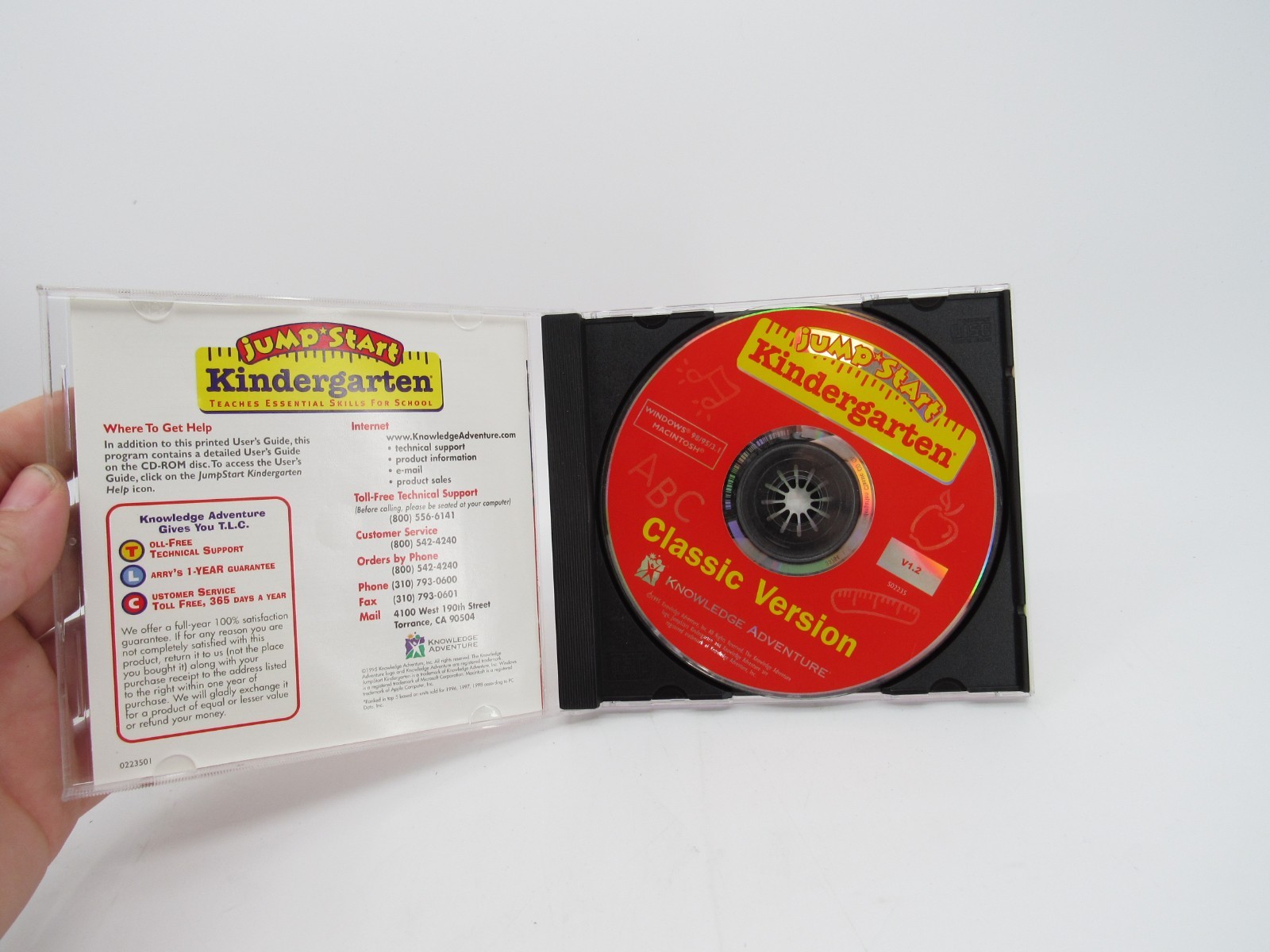 JUMP START Kindergarten Classic Version PC Windows / Mac CD-ROM Educational 4-6