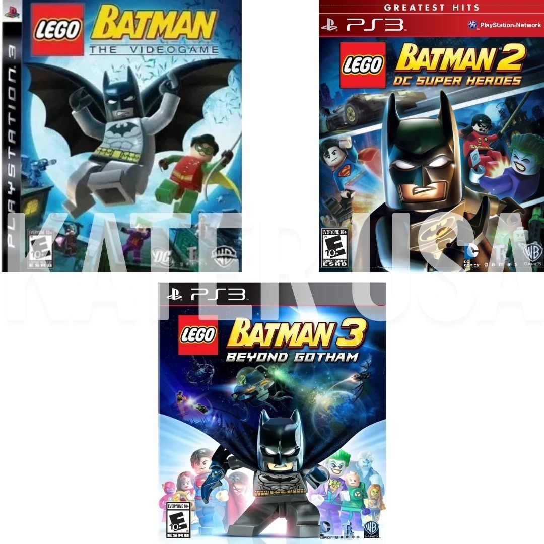 LEGO Batman + 2: DC Super Heroes + Batman 3: Beyond Gotham Brand New Bundle