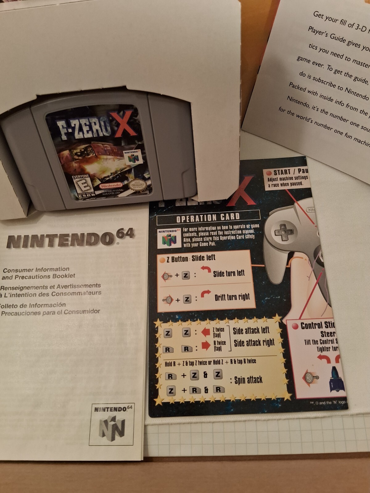 F-Zero X (Nintendo 64, 1998) slightly used