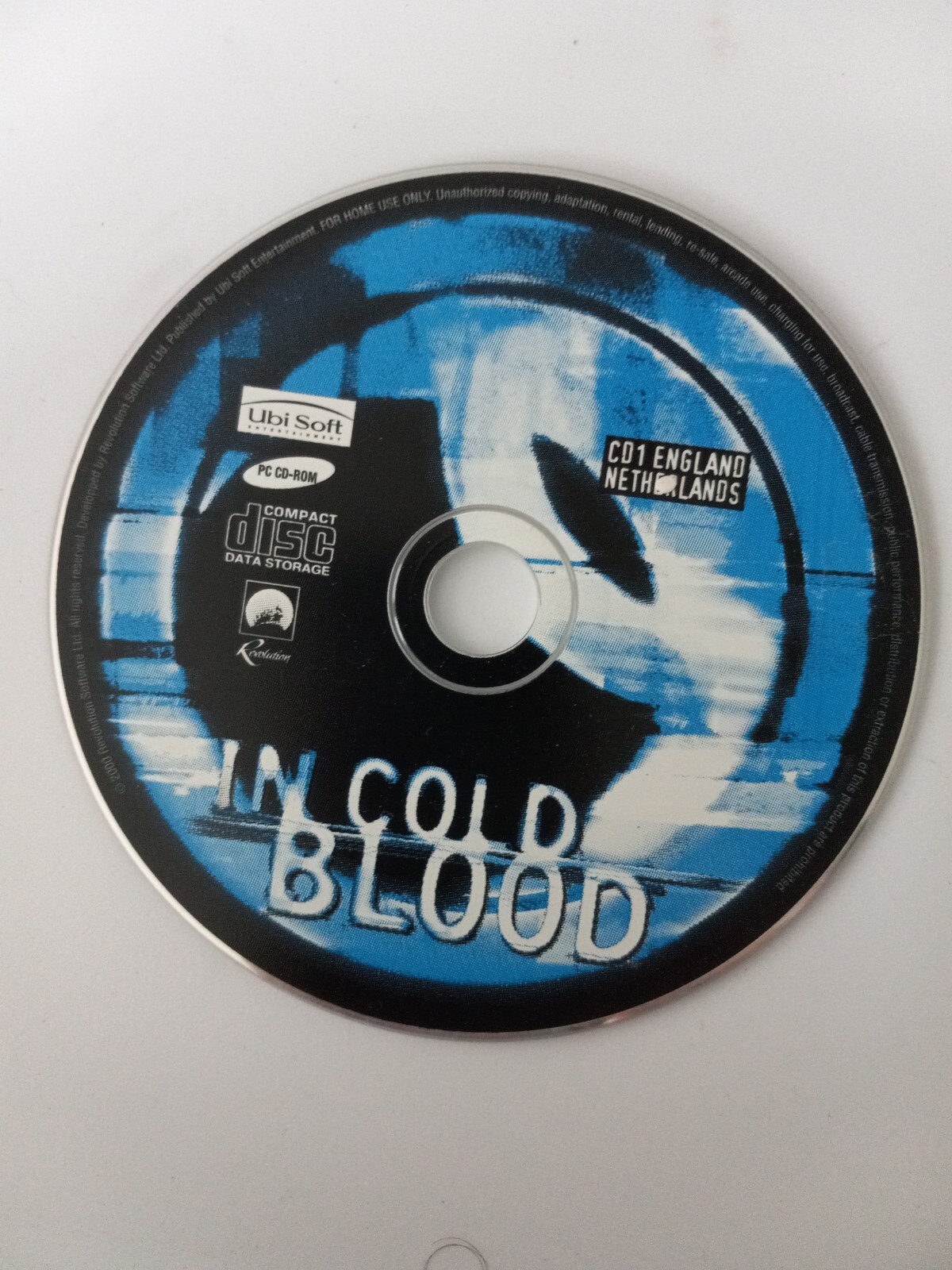 In Cold Blood Cd1 England Netherlands PC Cd Game